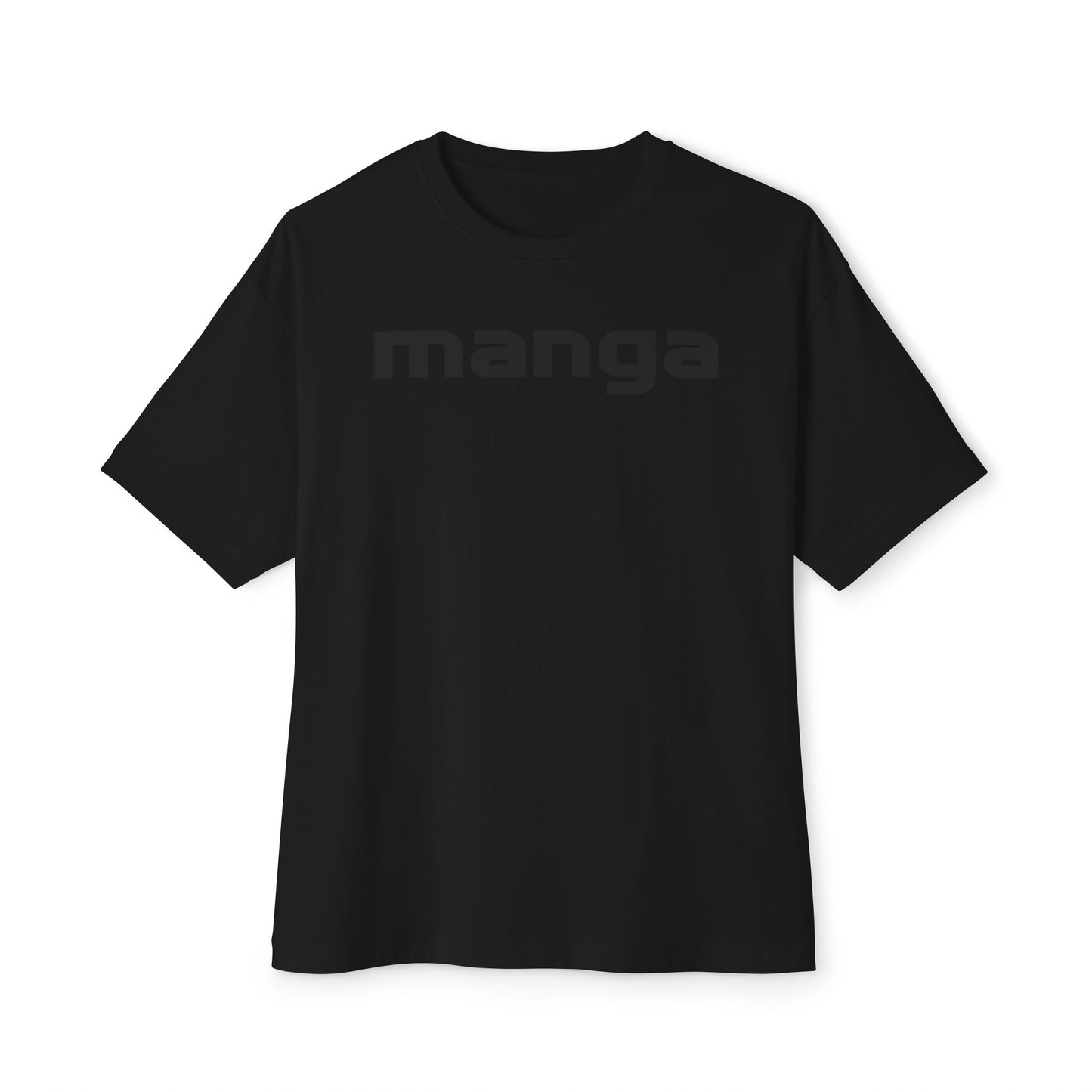 MANCO MANGA BLACK. Unisex Oversized Boxy Tee