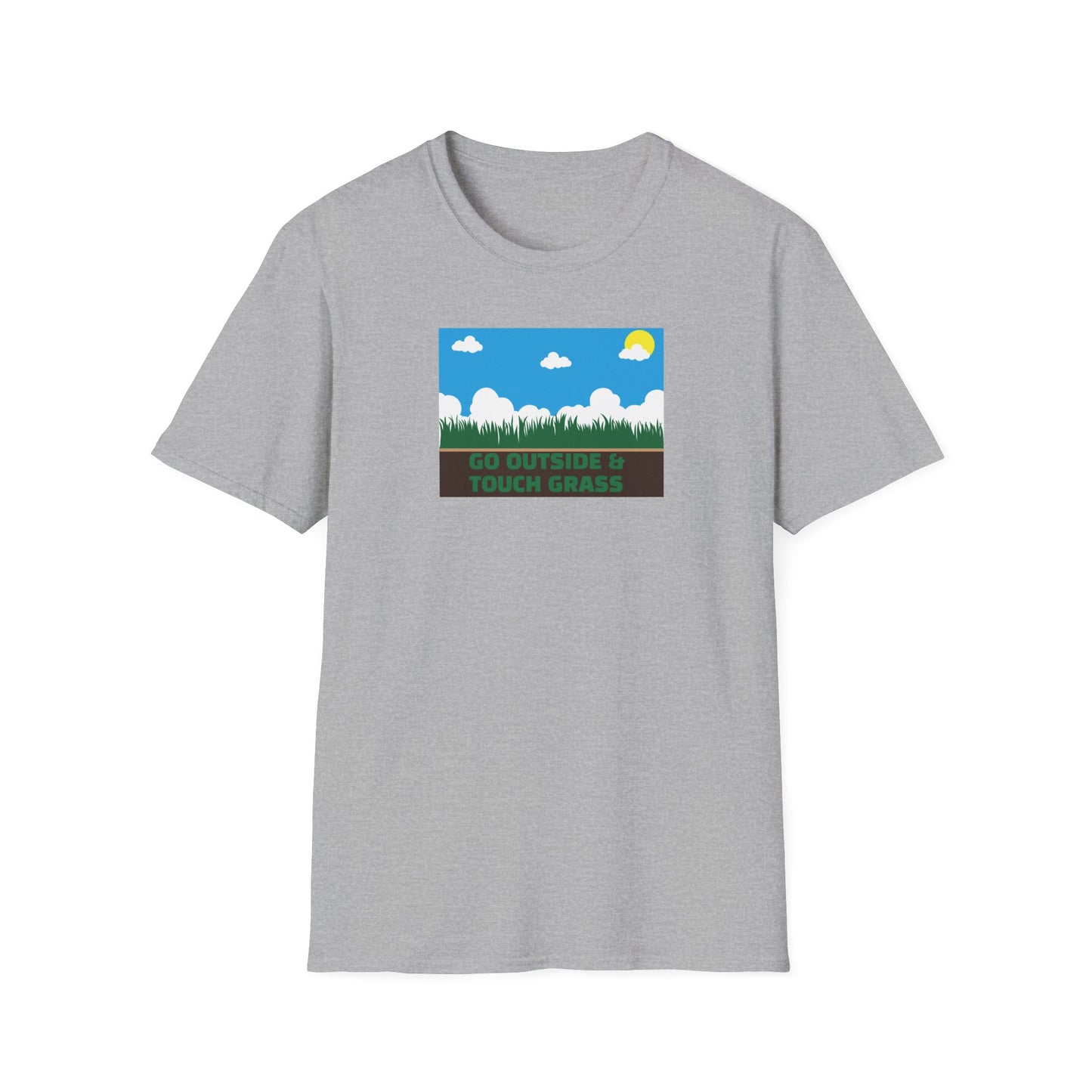 TOUCH GRASS. Unisex Softstyle T-Shirt