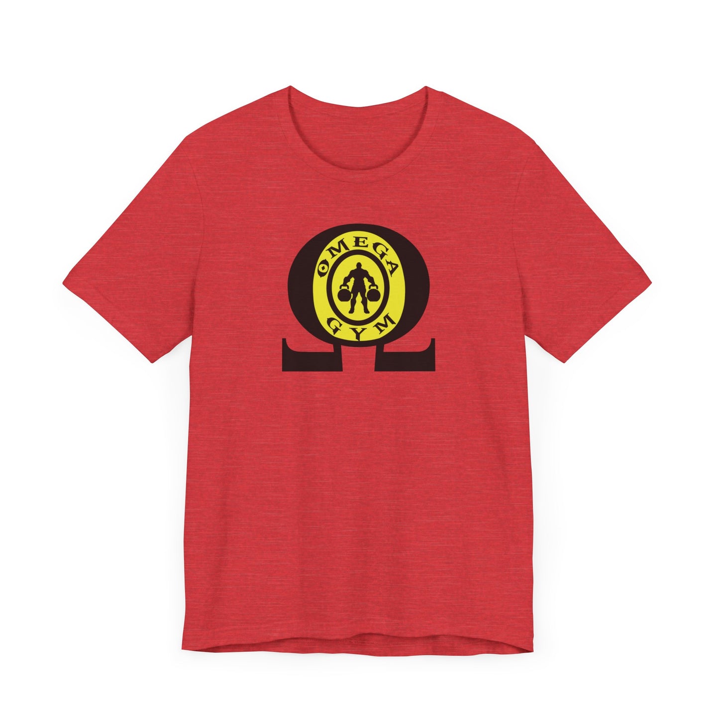 OMEGA GYM. Unisex Jersey Short Sleeve Tee