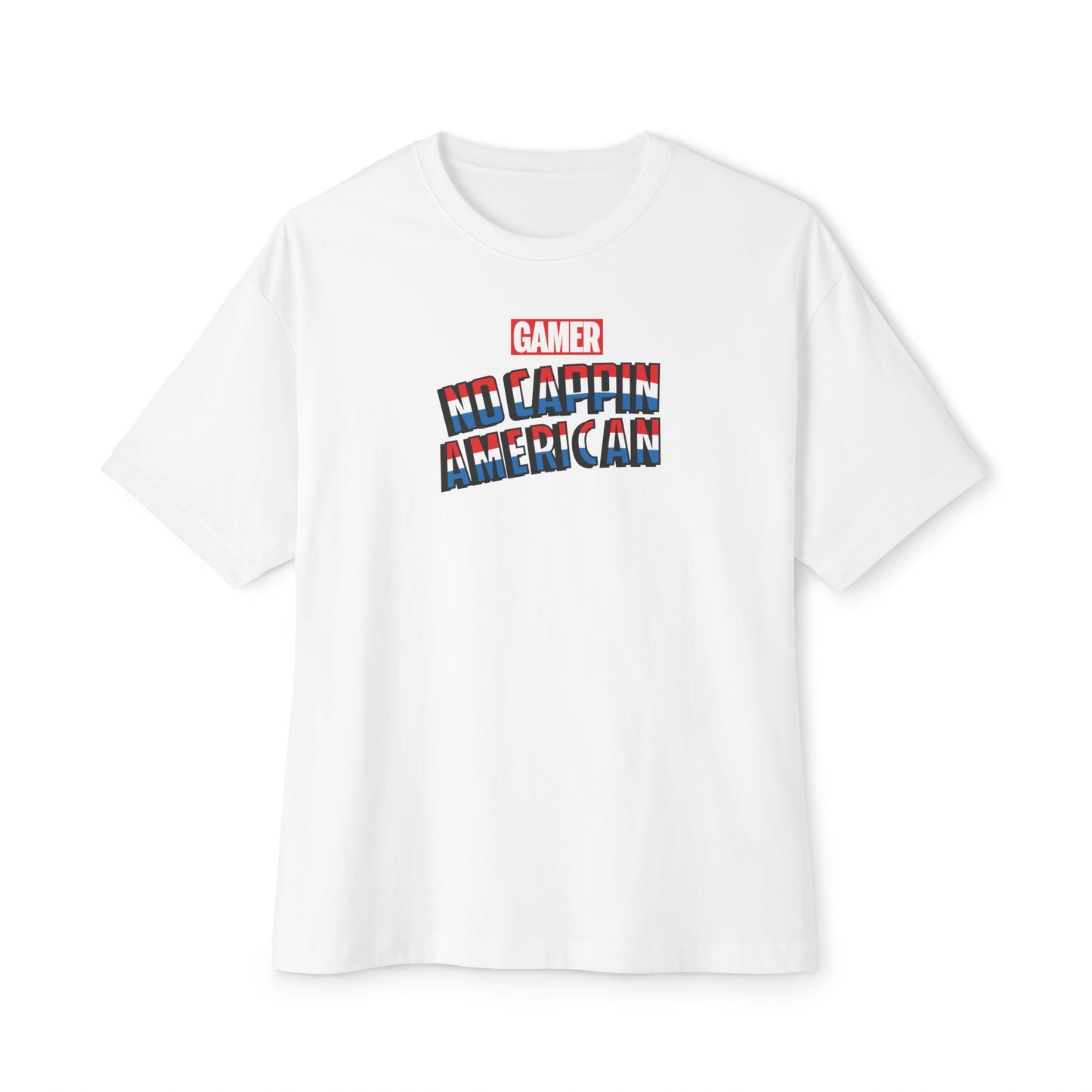 NO CAPPIN AMERICAN. Unisex Oversized Boxy Tee