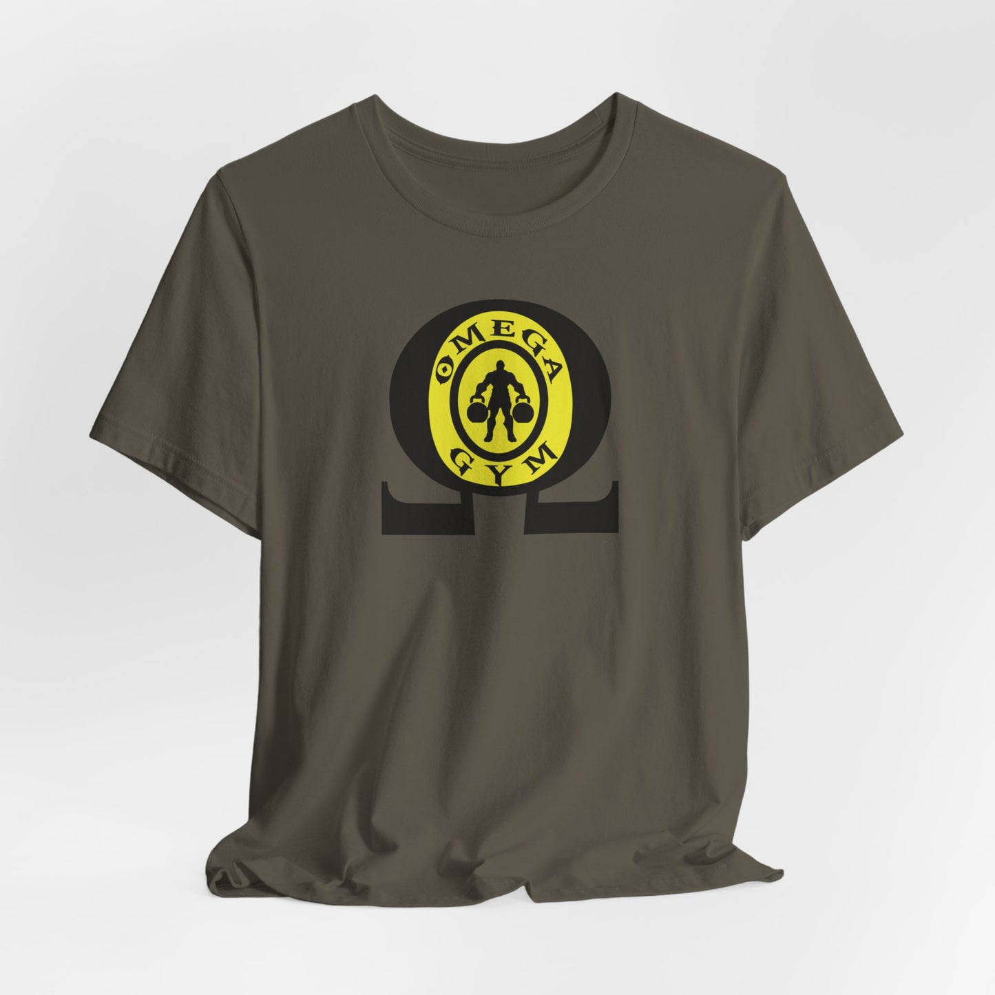 OMEGA GYM. Unisex Jersey Short Sleeve Tee