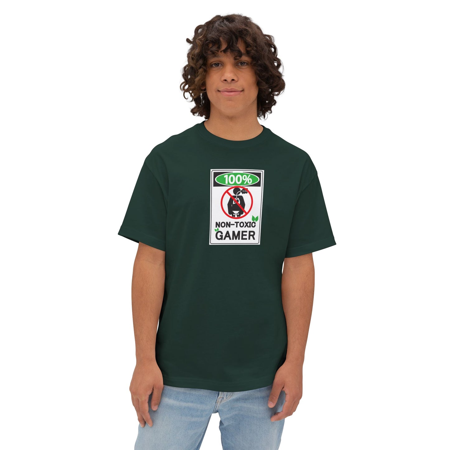 NON-TOXIC GAMER. Unisex Oversized Boxy Tee