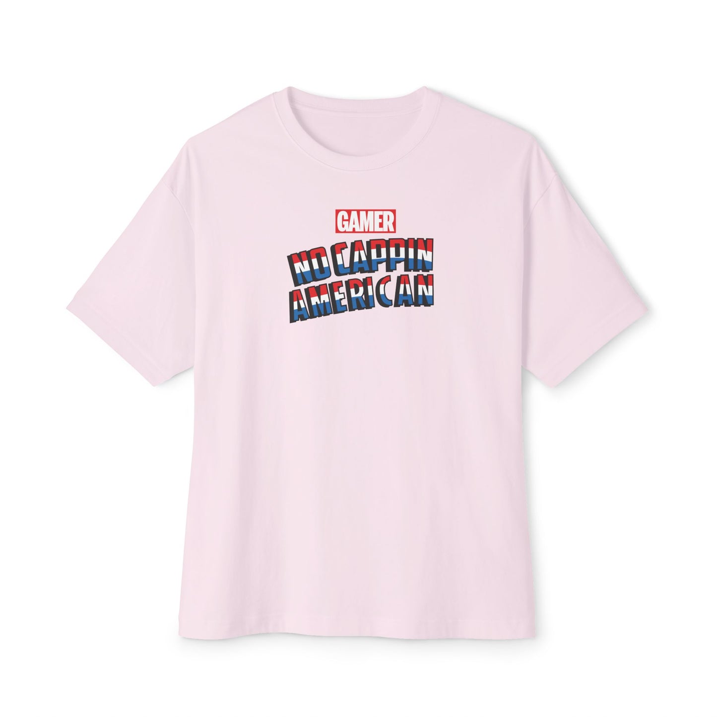 NO CAPPIN AMERICAN. Unisex Oversized Boxy Tee