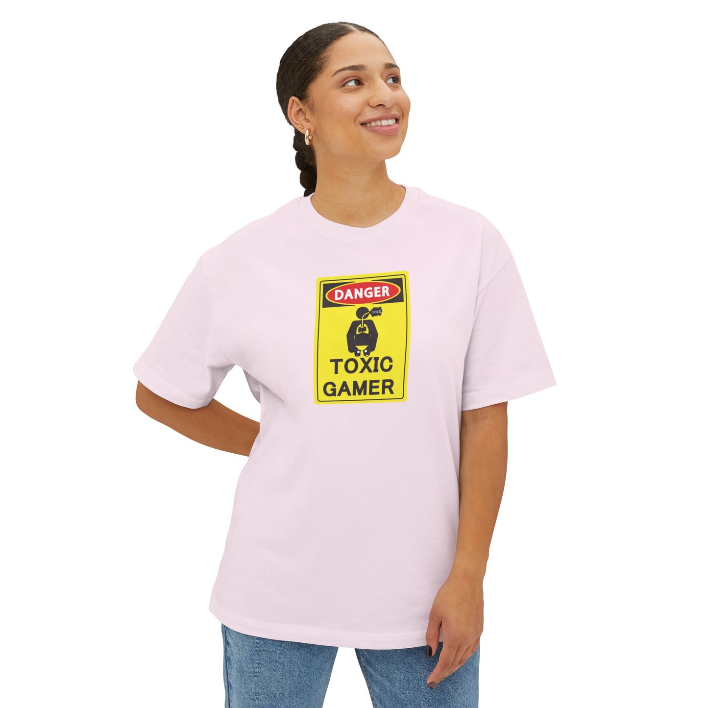TOXIC GAMER. Unisex Oversized Boxy Tee