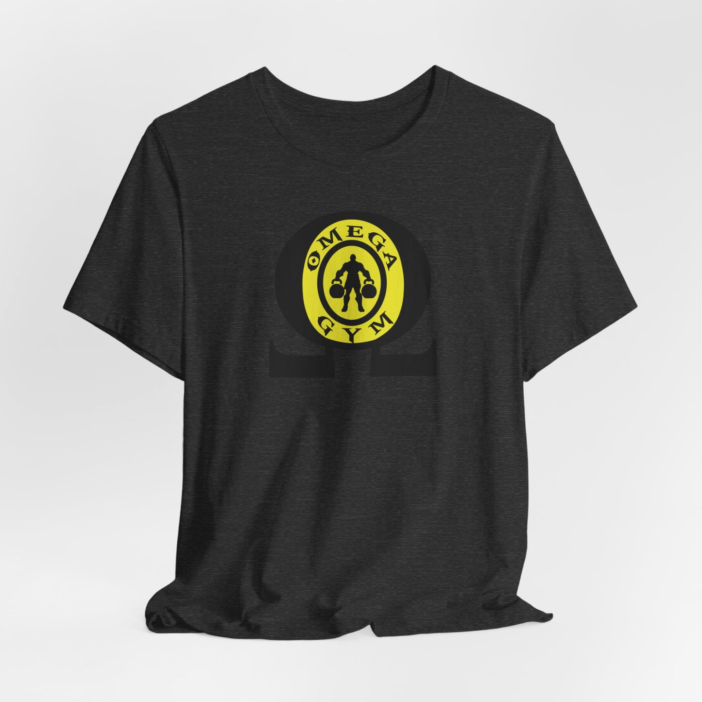OMEGA GYM. Unisex Jersey Short Sleeve Tee