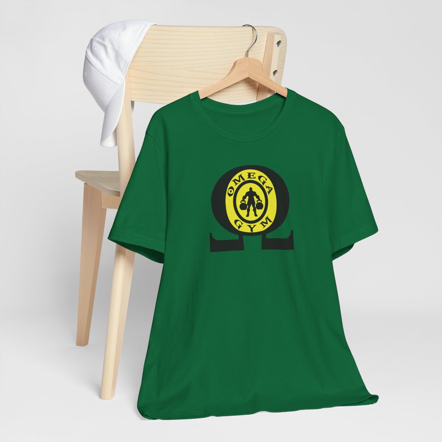 OMEGA GYM. Unisex Jersey Short Sleeve Tee