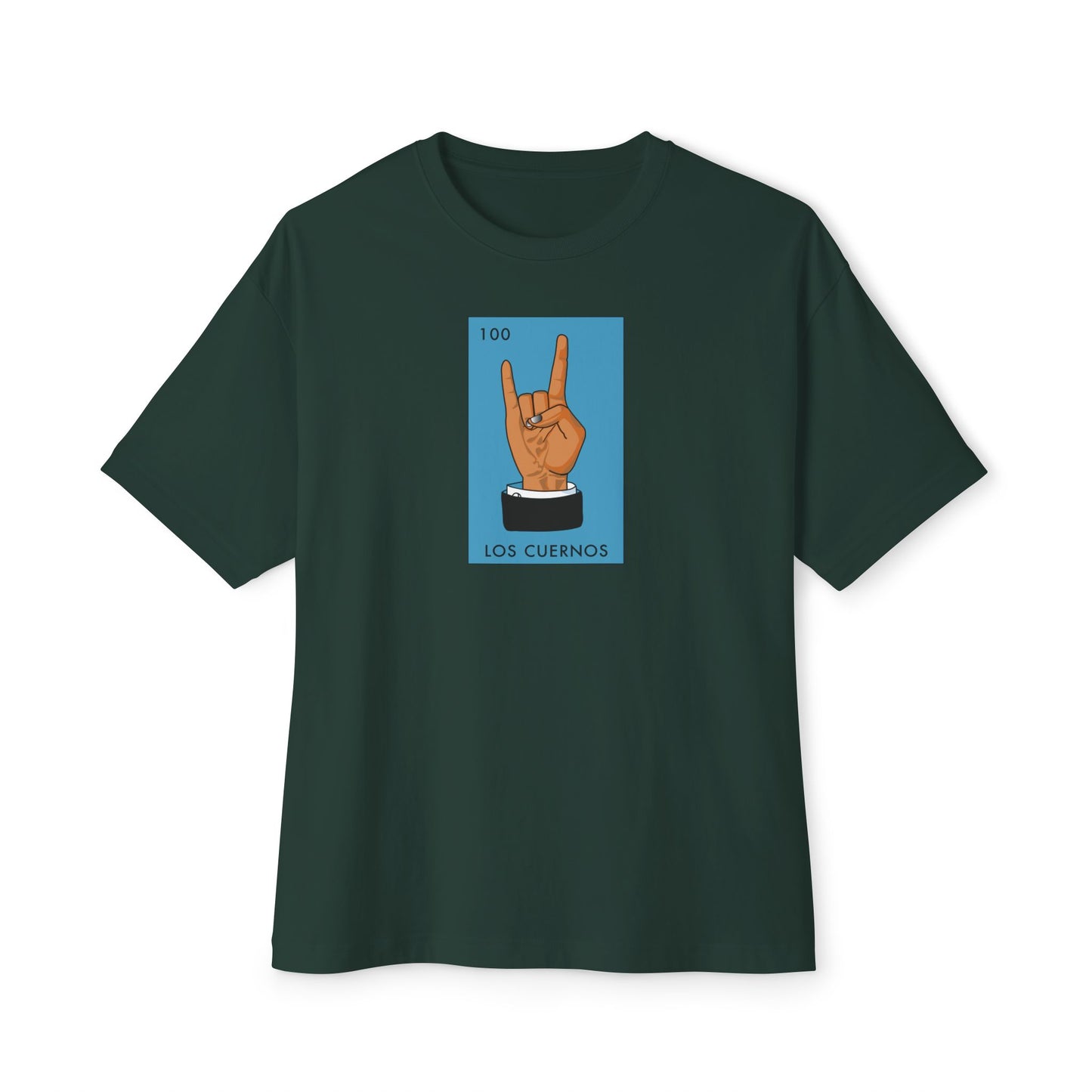 LOS CUERNOS (THE HORNS) Unisex Oversized Boxy Tee