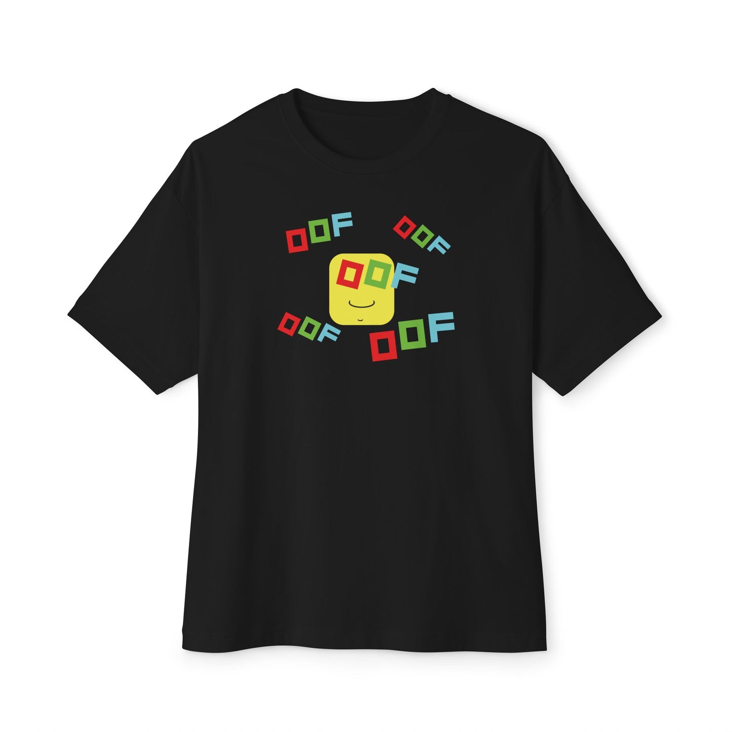 ROW BLOCKS OOF. Unisex Oversized Boxy Tee