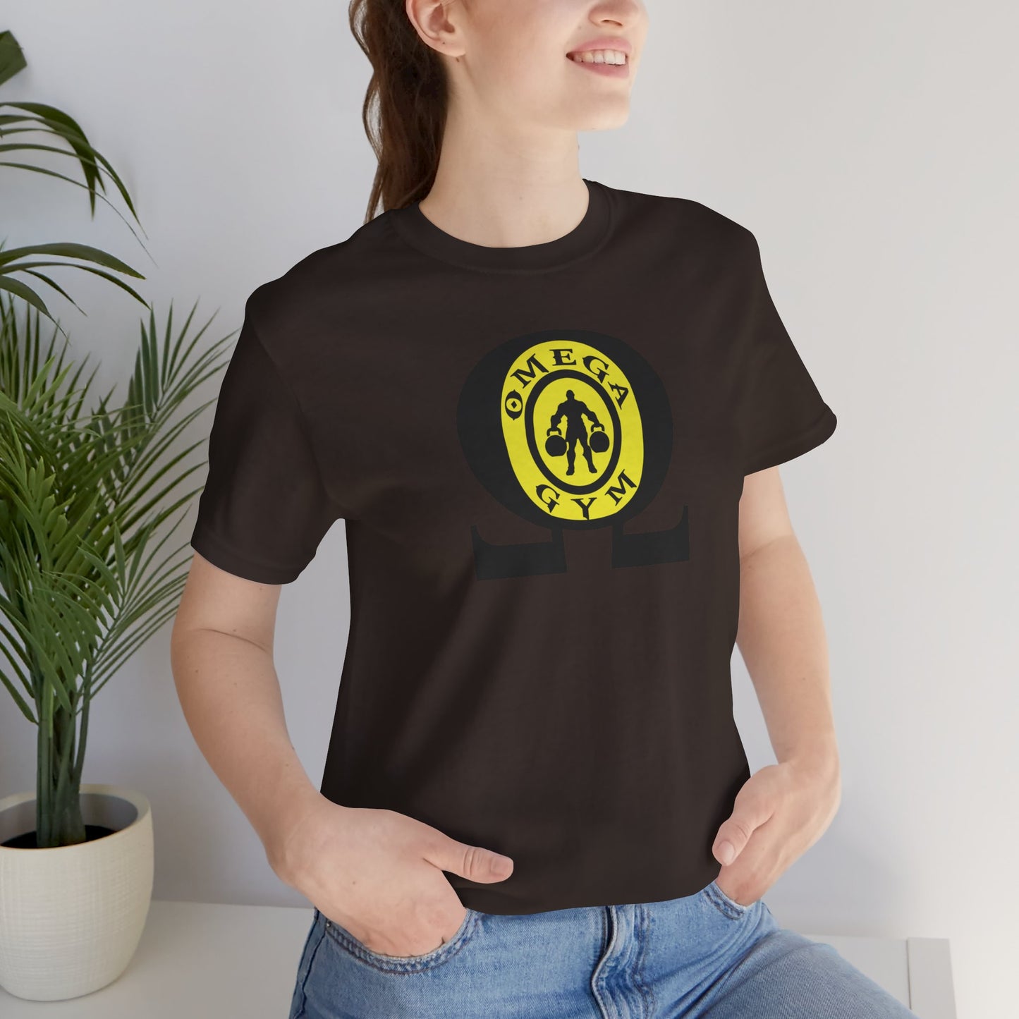 OMEGA GYM. Unisex Jersey Short Sleeve Tee