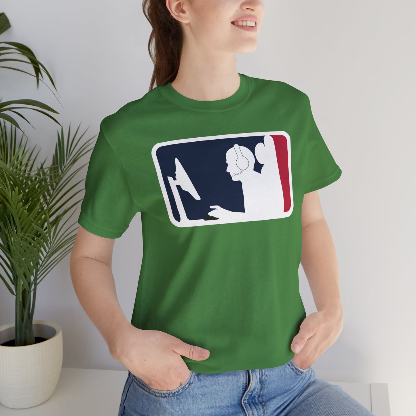 MAJOR LEAGUE GAMER (PC). Unisex Jersey Short Sleeve Tee
