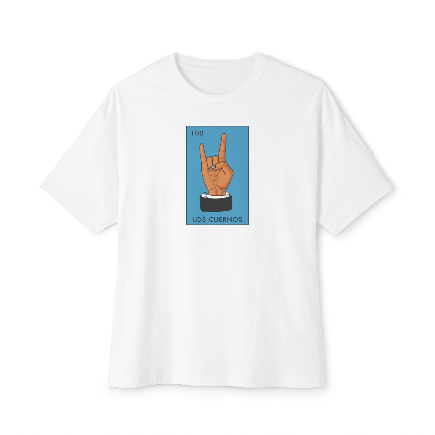 LOS CUERNOS (THE HORNS) Unisex Oversized Boxy Tee
