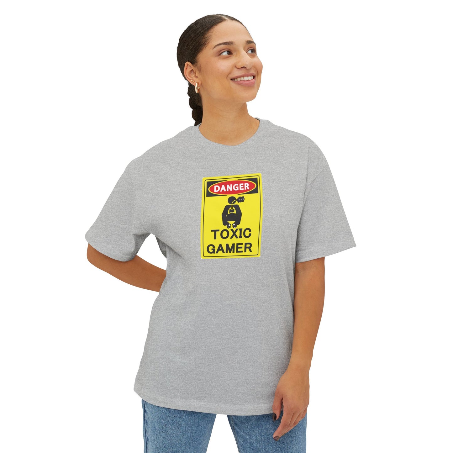 TOXIC GAMER. Unisex Oversized Boxy Tee