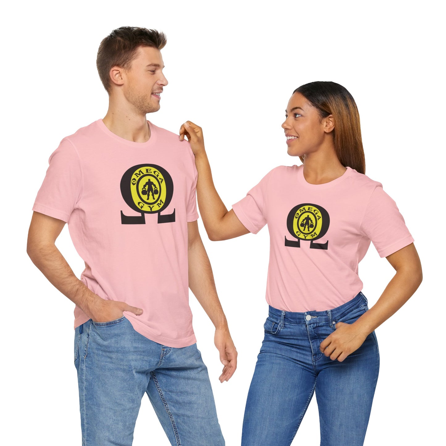 OMEGA GYM. Unisex Jersey Short Sleeve Tee