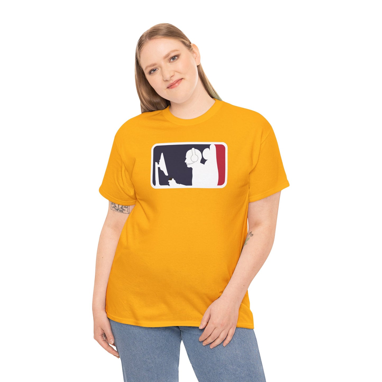 MAJOR LEAGUE GAMER (CONSOLE). Unisex Heavy Cotton Tee