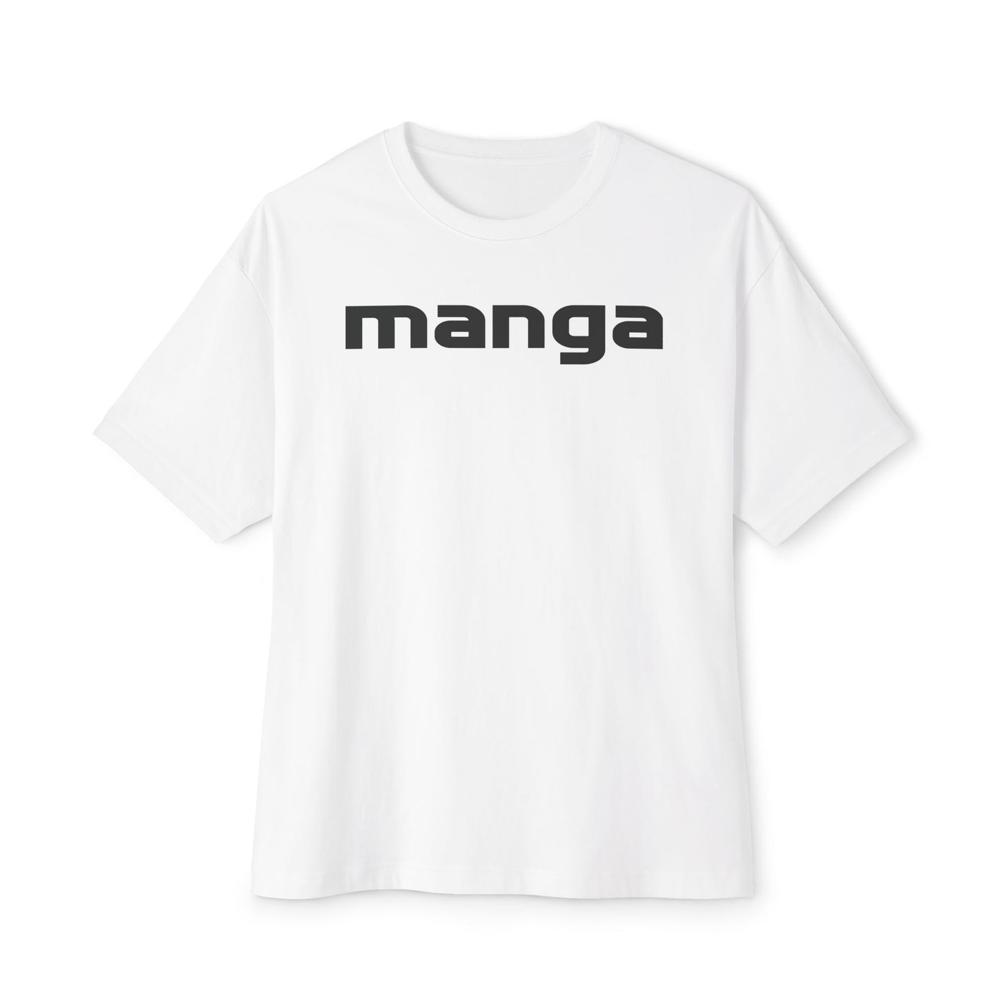 MANCO MANGA BLACK. Unisex Oversized Boxy Tee