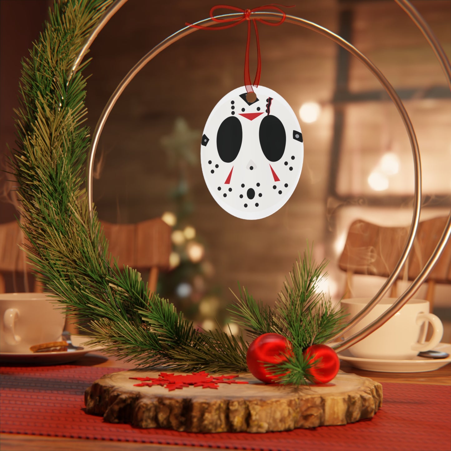 NOT SO SHY. Metal Ornaments
