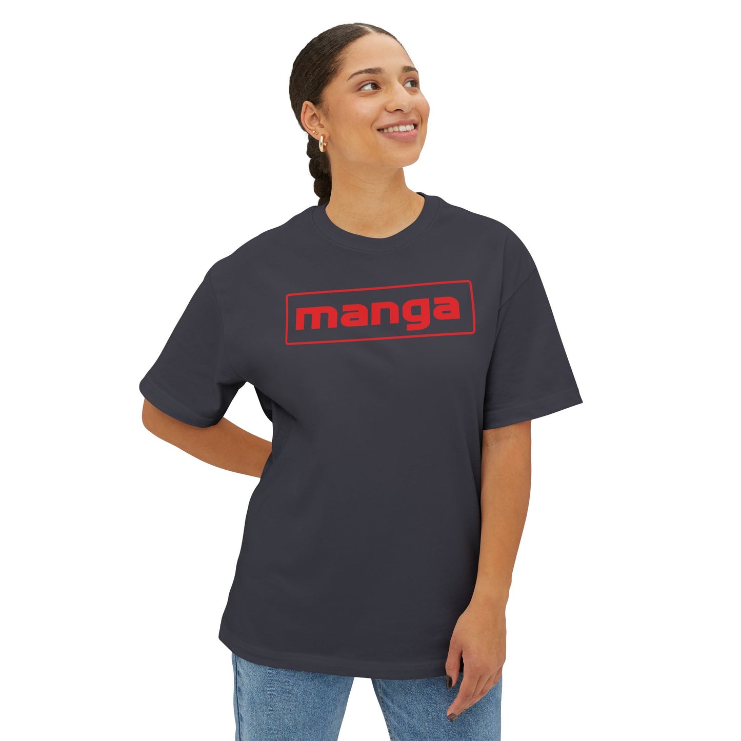MANCO MANGA. Unisex Oversized Boxy Tee