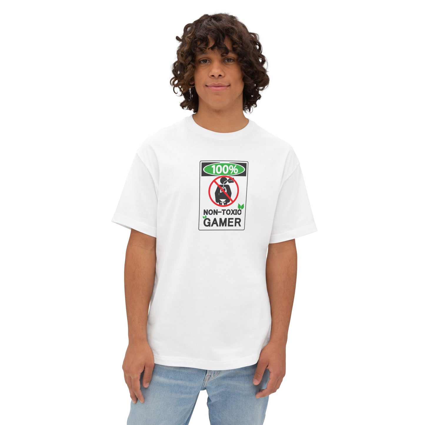 NON-TOXIC GAMER. Unisex Oversized Boxy Tee