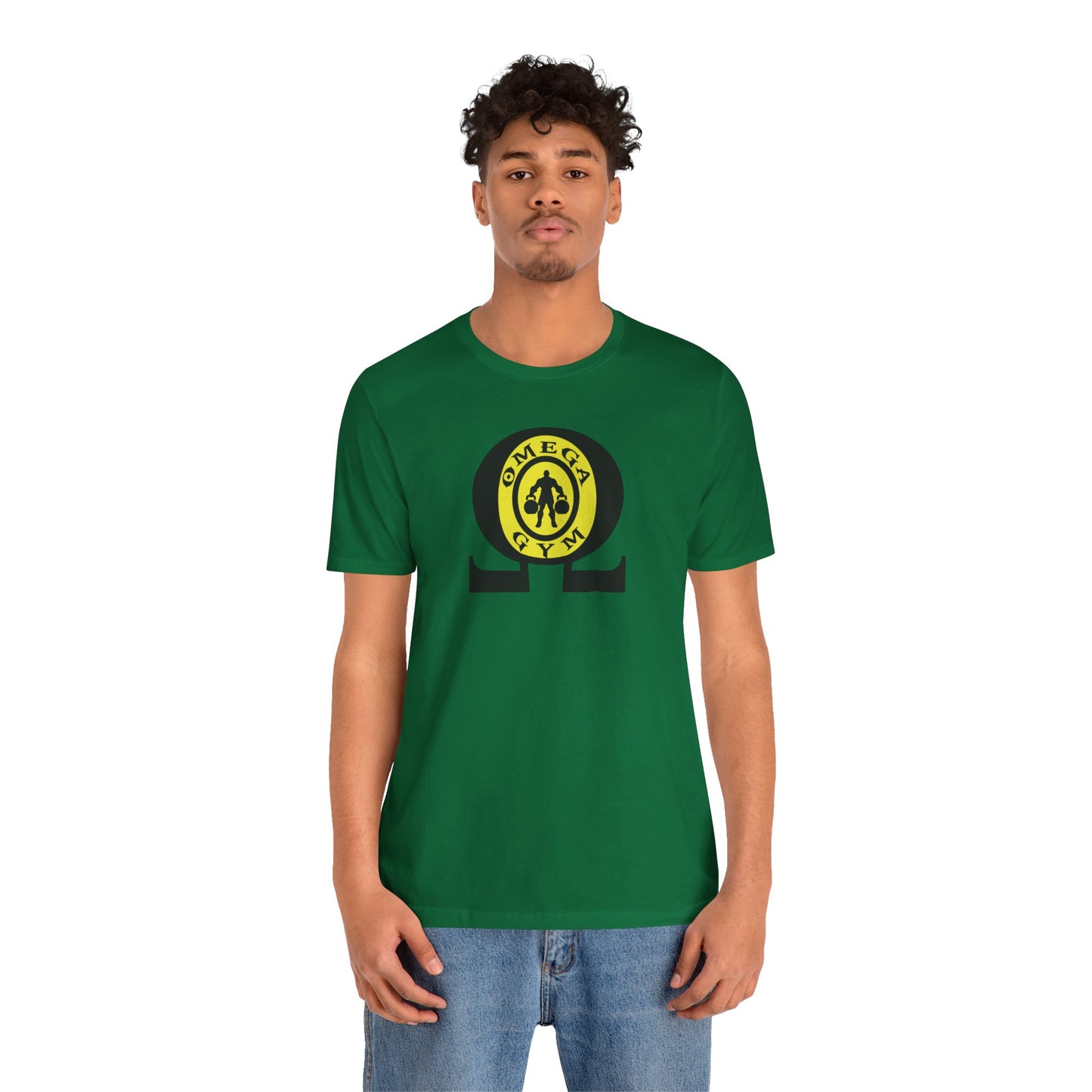 OMEGA GYM. Unisex Jersey Short Sleeve Tee