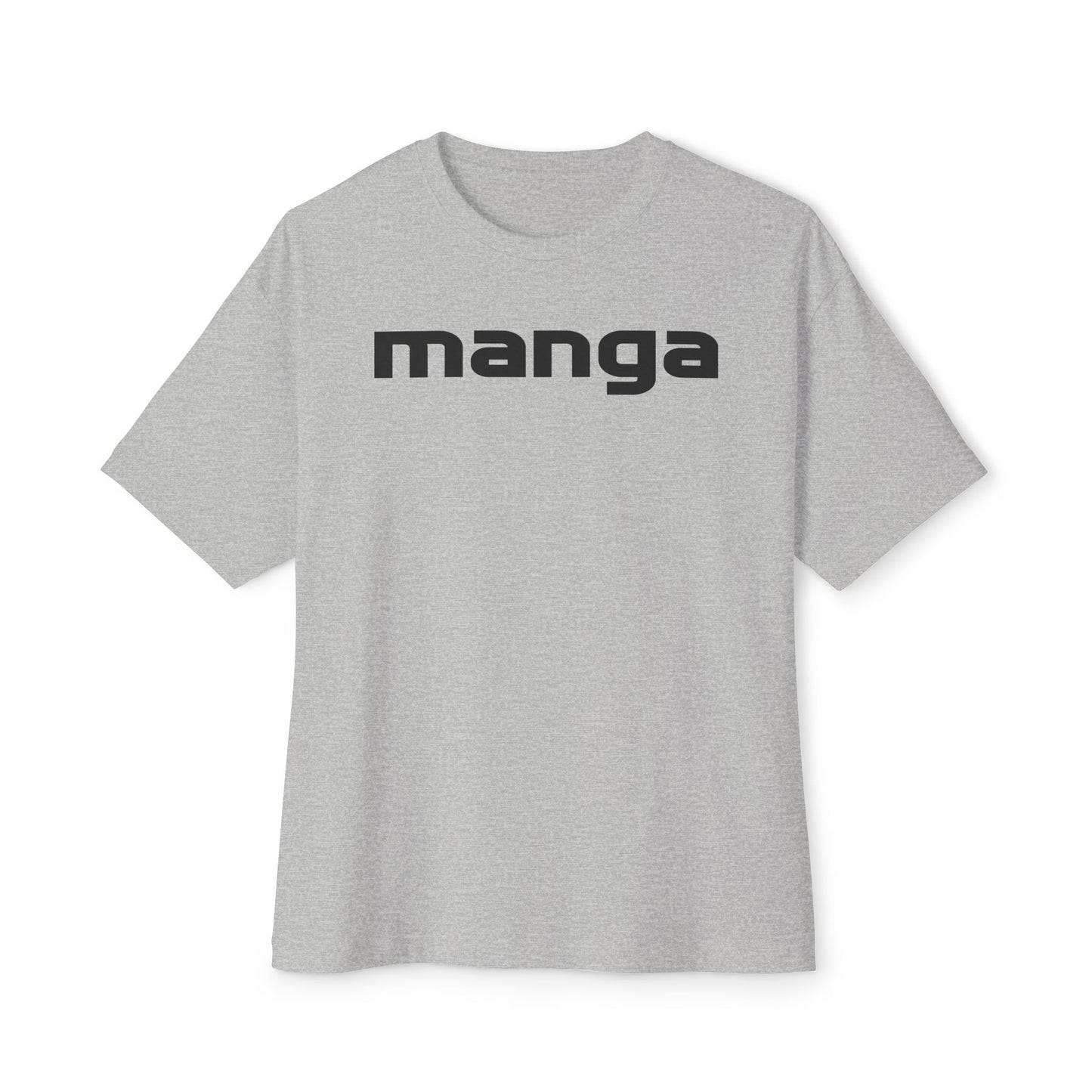 MANCO MANGA BLACK. Unisex Oversized Boxy Tee
