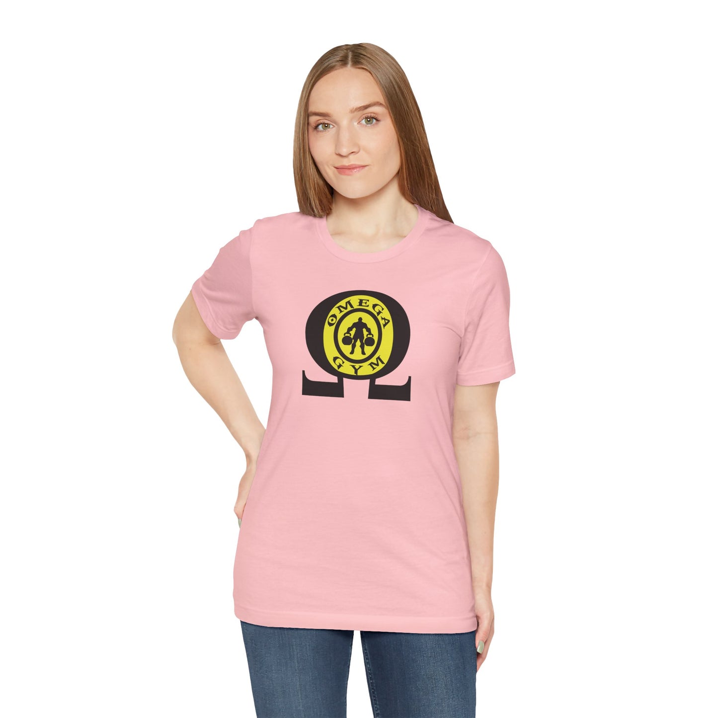 OMEGA GYM. Unisex Jersey Short Sleeve Tee