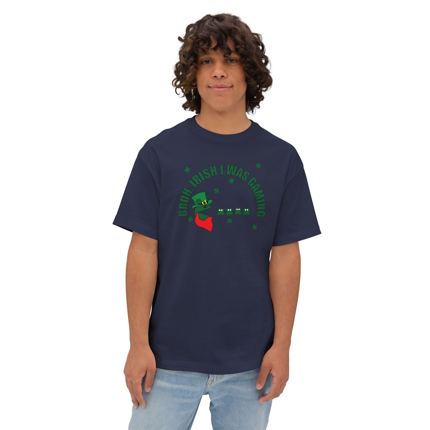 LUCKY GAMER. Unisex Oversized Boxy Tee