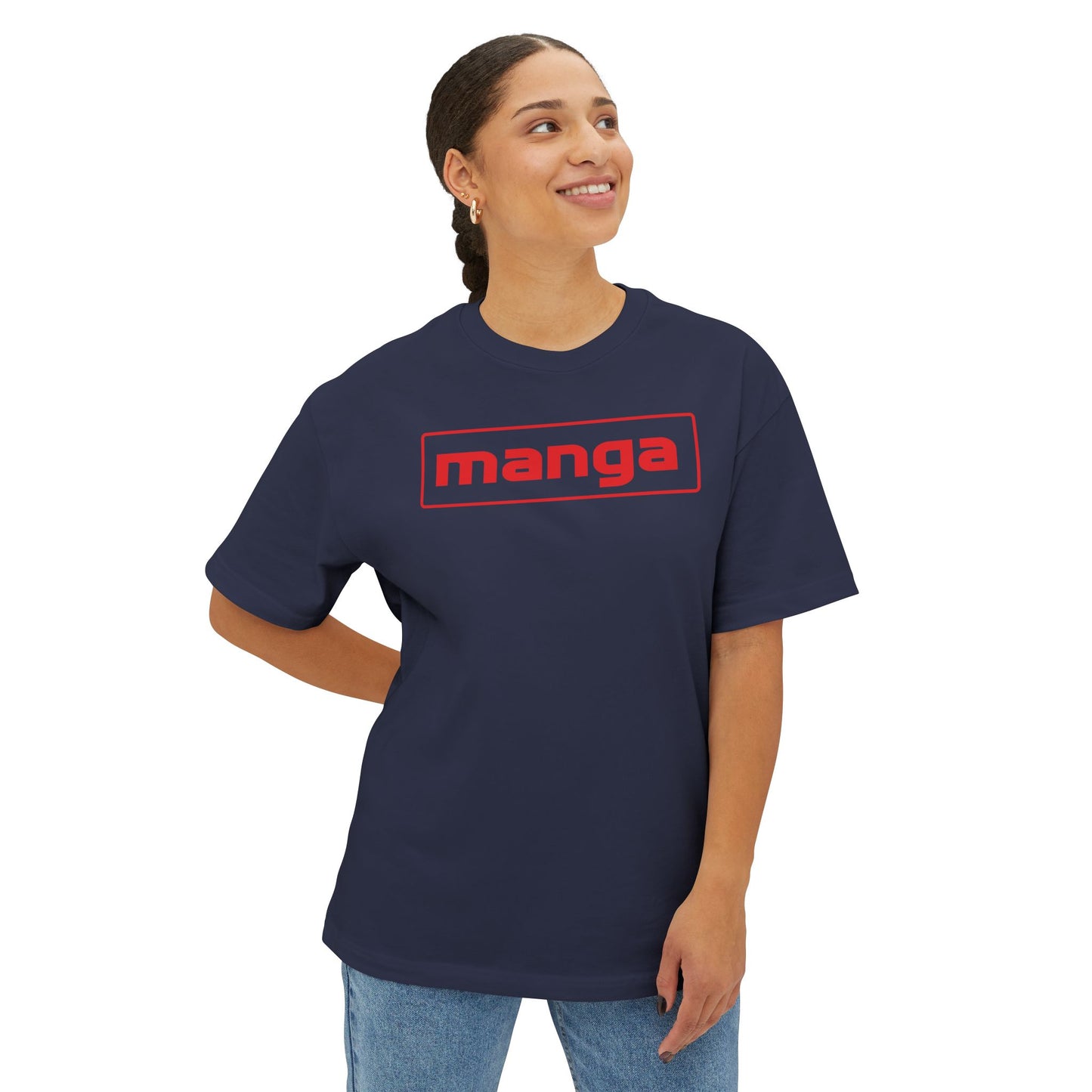 MANCO MANGA. Unisex Oversized Boxy Tee