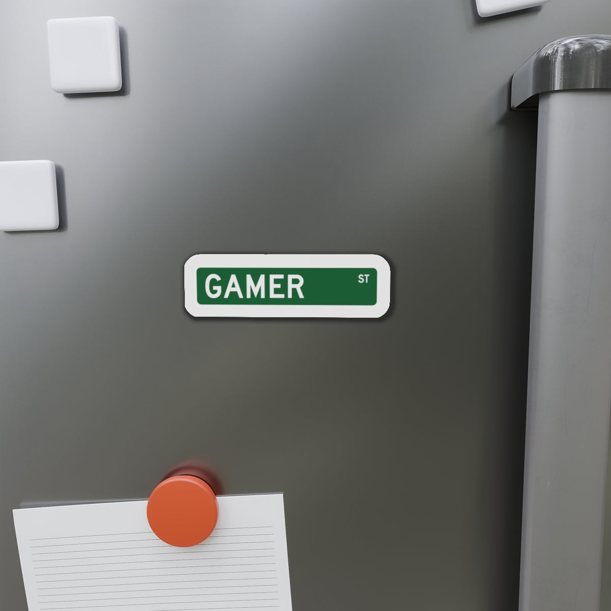 GAMER STREET. Die-Cut Magnets