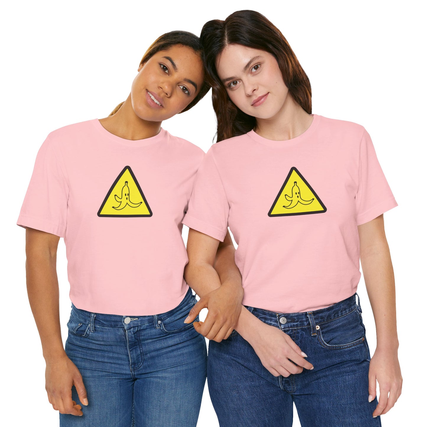 CAUTION BANANA. Unisex Jersey Short Sleeve Tee