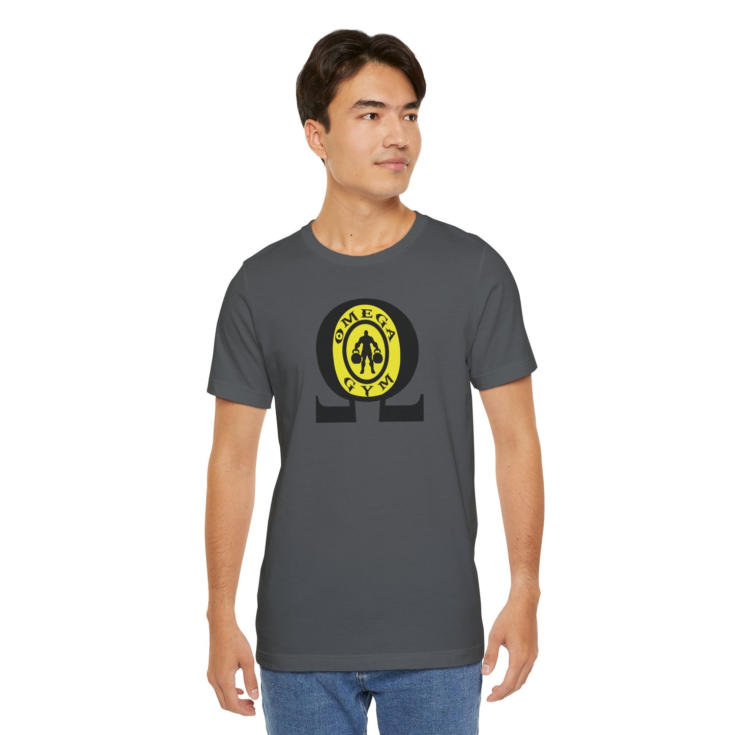 OMEGA GYM. Unisex Jersey Short Sleeve Tee