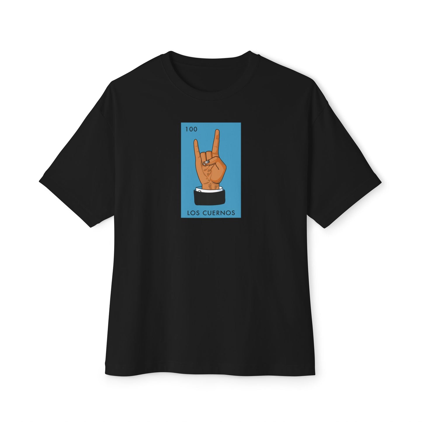 LOS CUERNOS (THE HORNS) Unisex Oversized Boxy Tee
