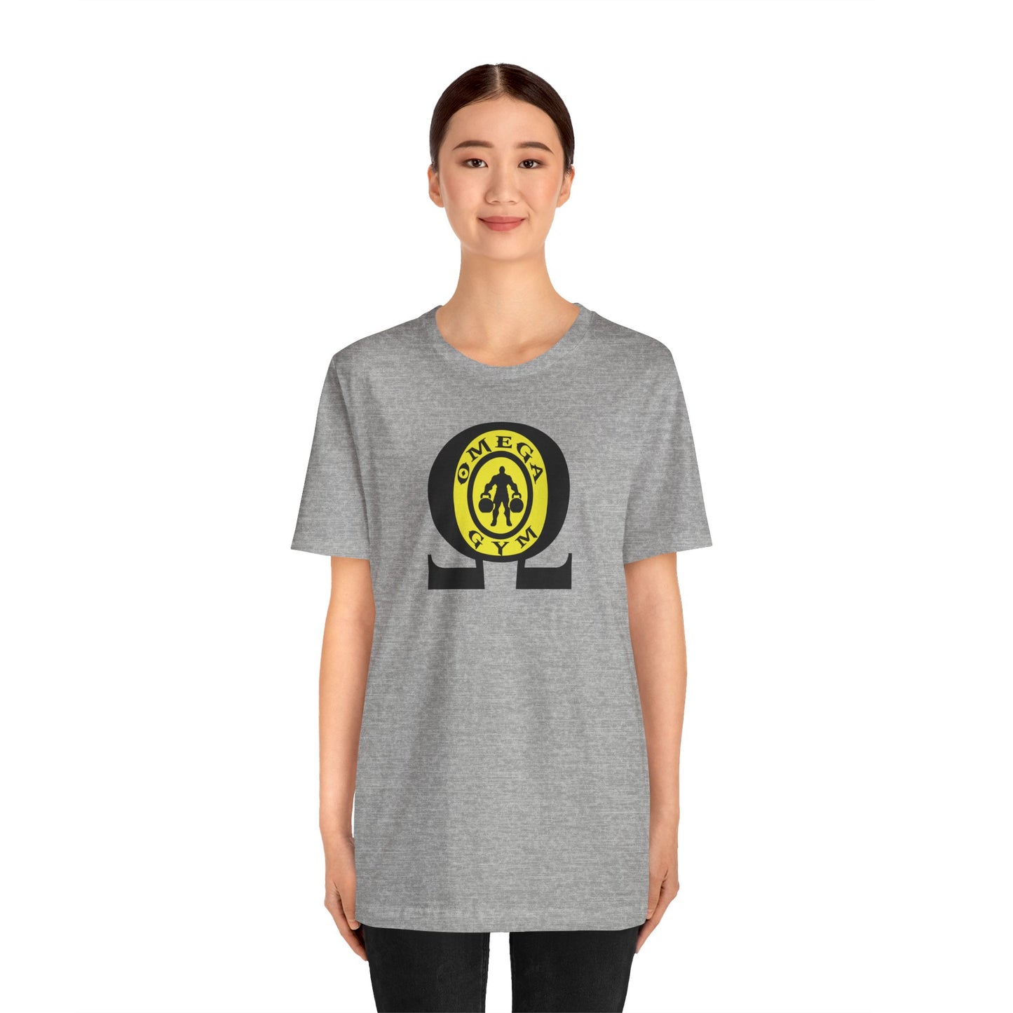 OMEGA GYM. Unisex Jersey Short Sleeve Tee