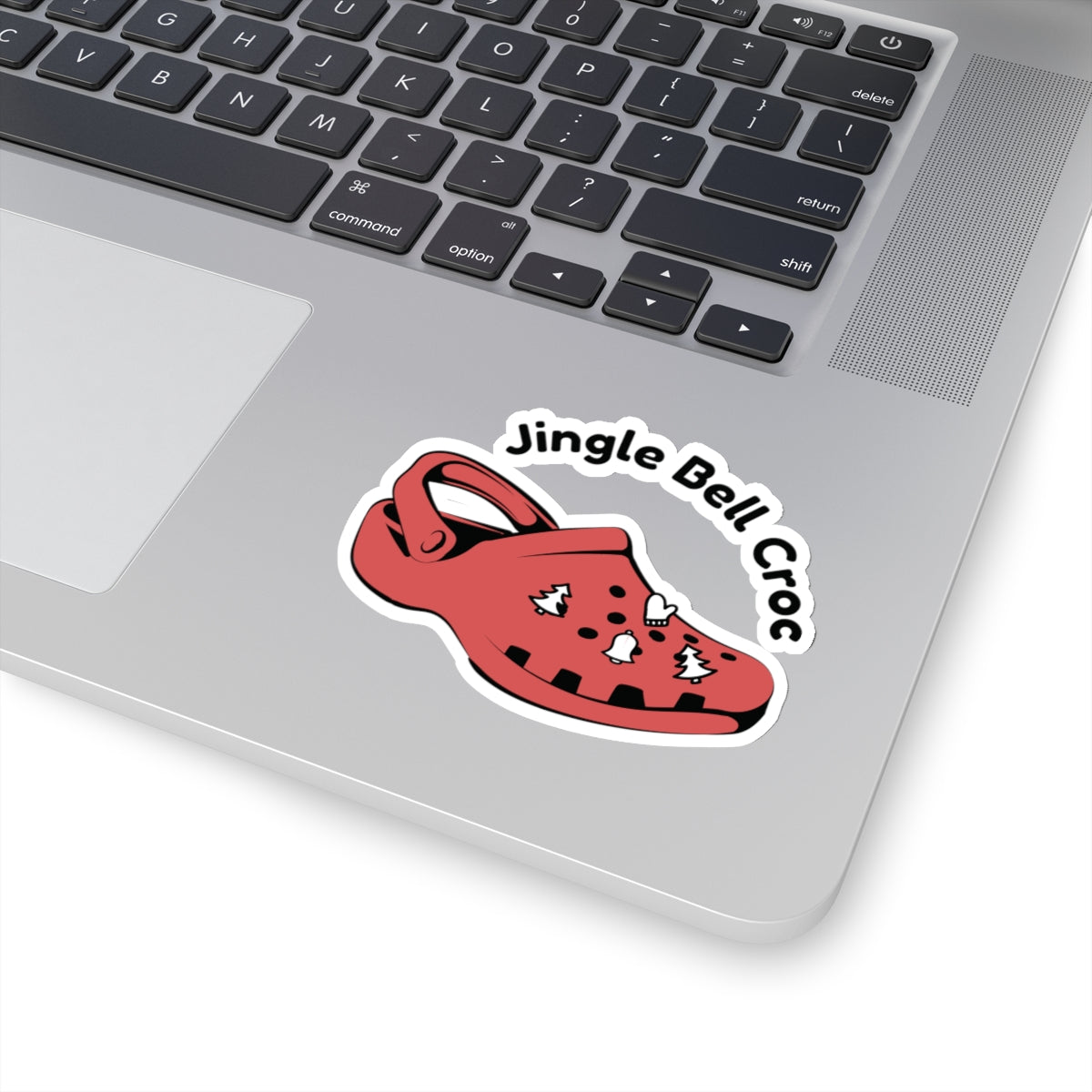 JINGLE BELL CROC. Kiss-Cut Stickers