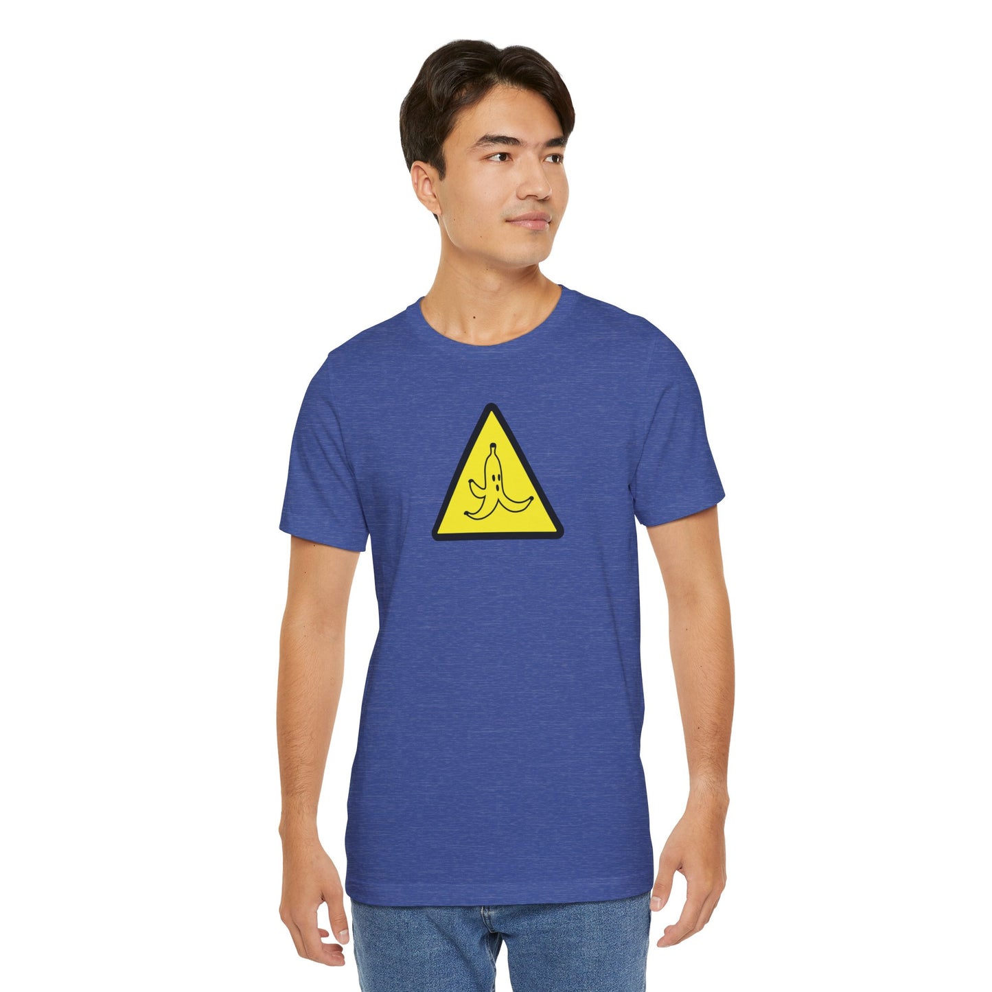 CAUTION BANANA. Unisex Jersey Short Sleeve Tee