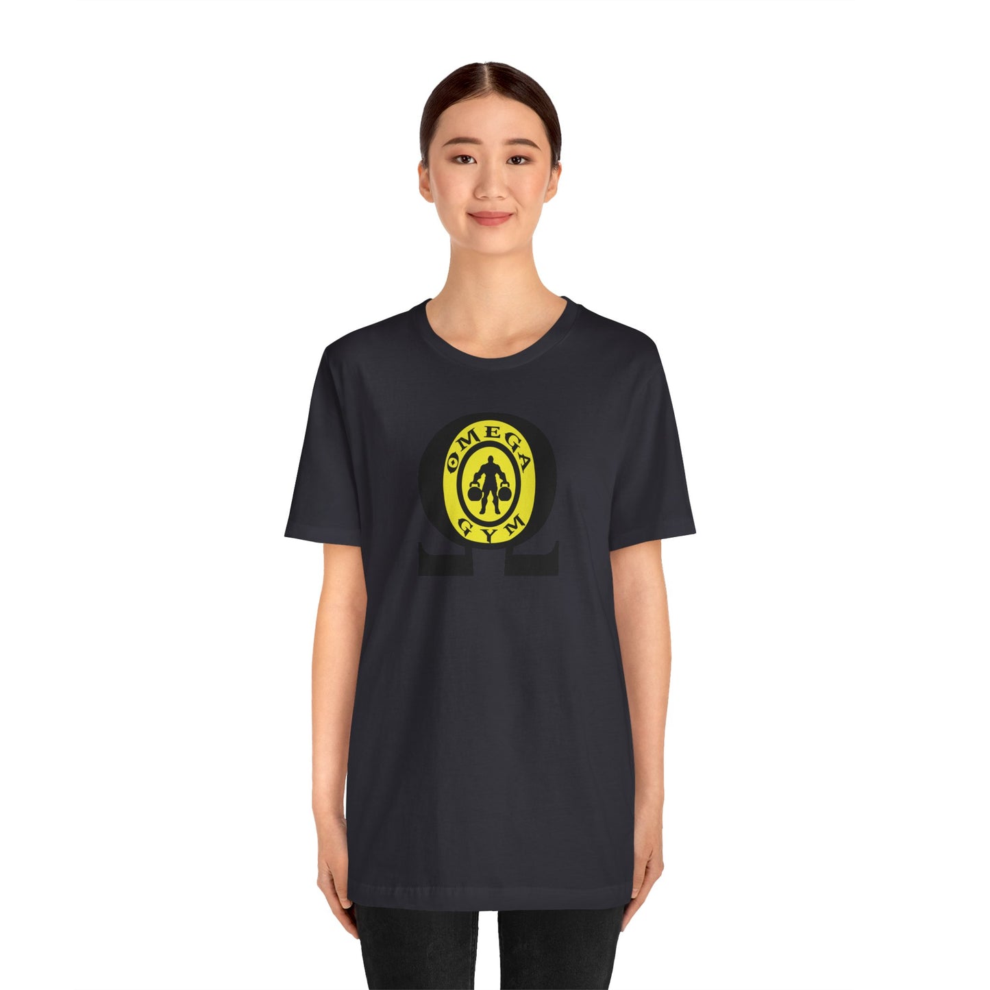 OMEGA GYM. Unisex Jersey Short Sleeve Tee