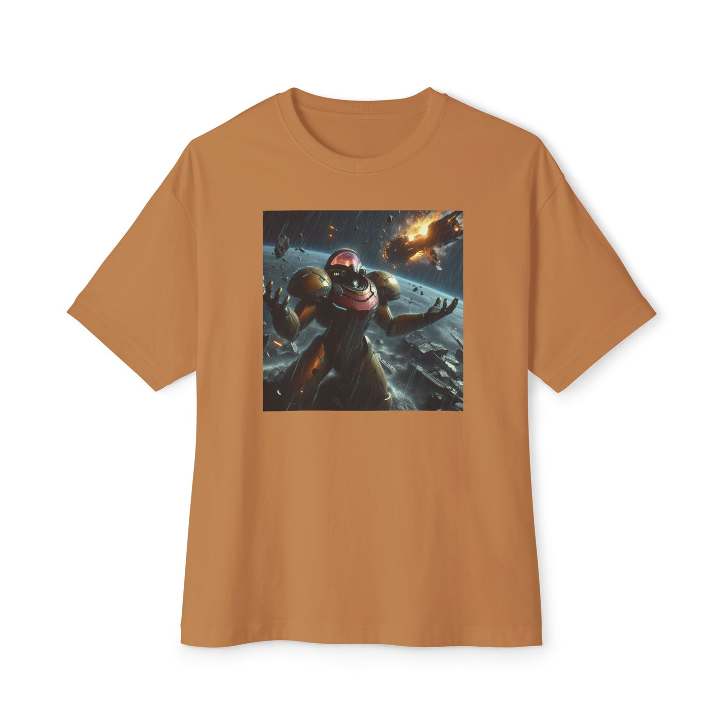 MISSION FAILED (AI generated). Unisex Oversized Boxy Tee