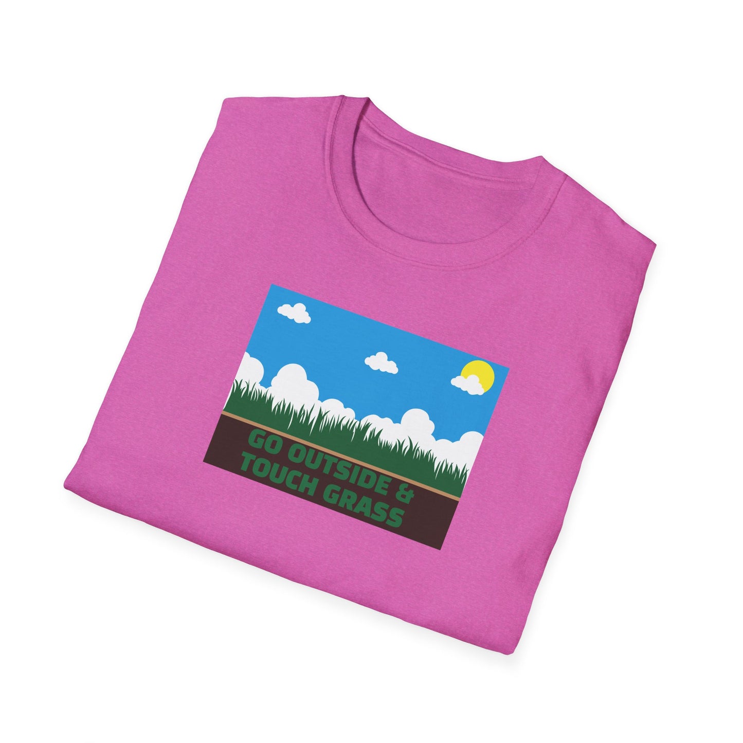 TOUCH GRASS. Unisex Softstyle T-Shirt