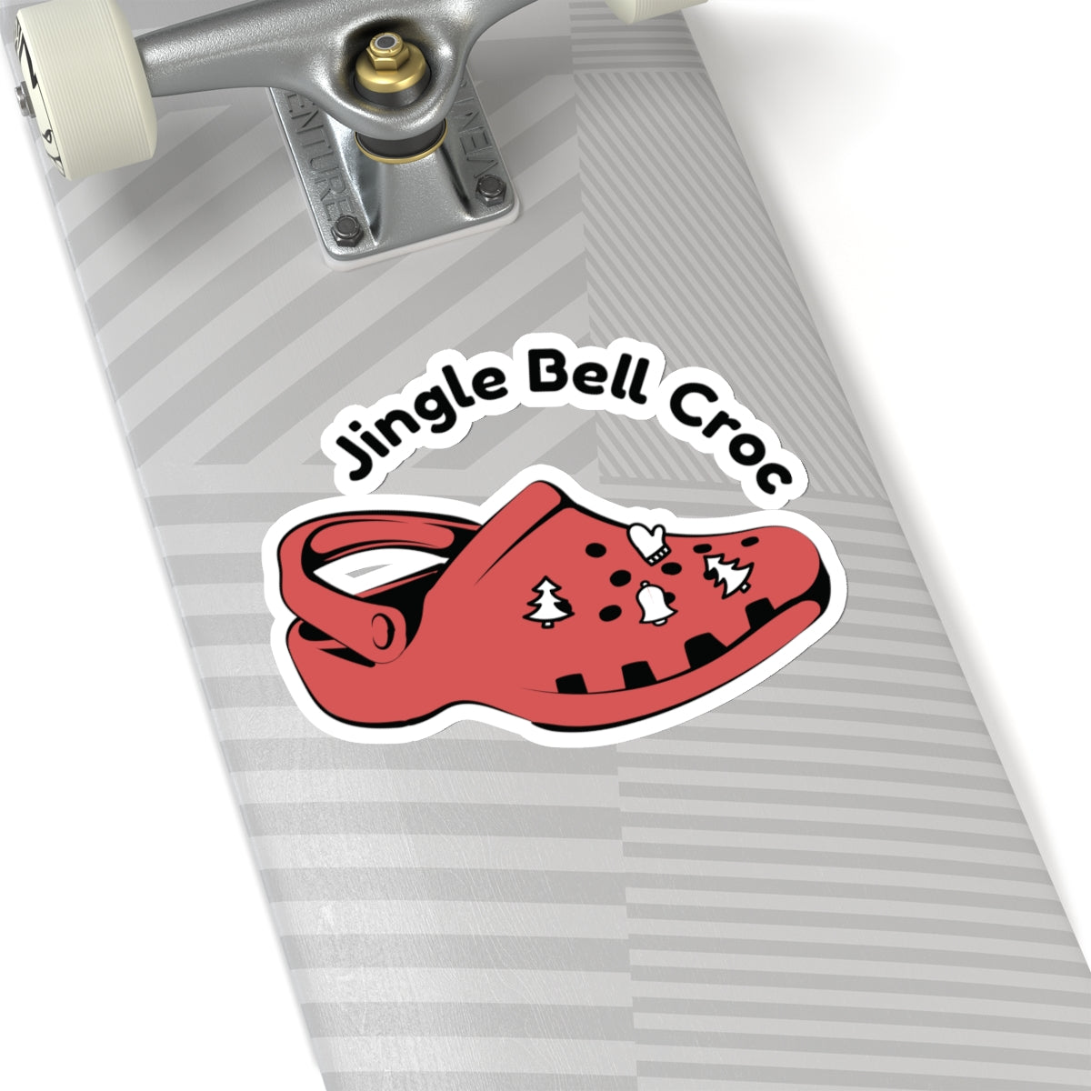 JINGLE BELL CROC. Kiss-Cut Stickers