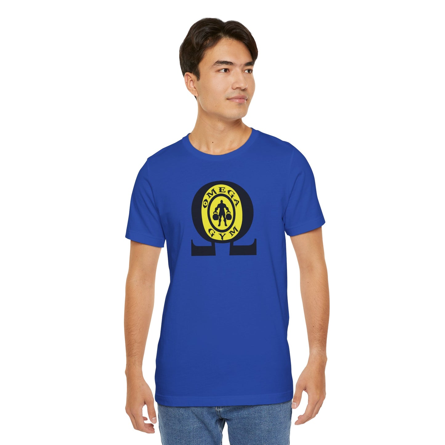 OMEGA GYM. Unisex Jersey Short Sleeve Tee