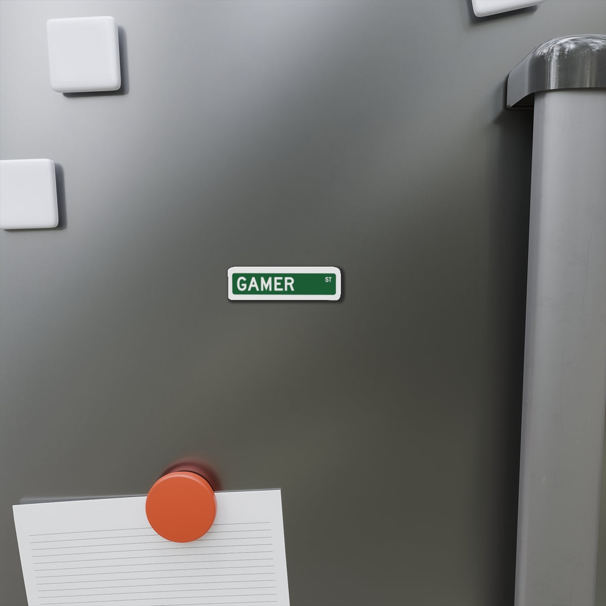 GAMER STREET. Die-Cut Magnets