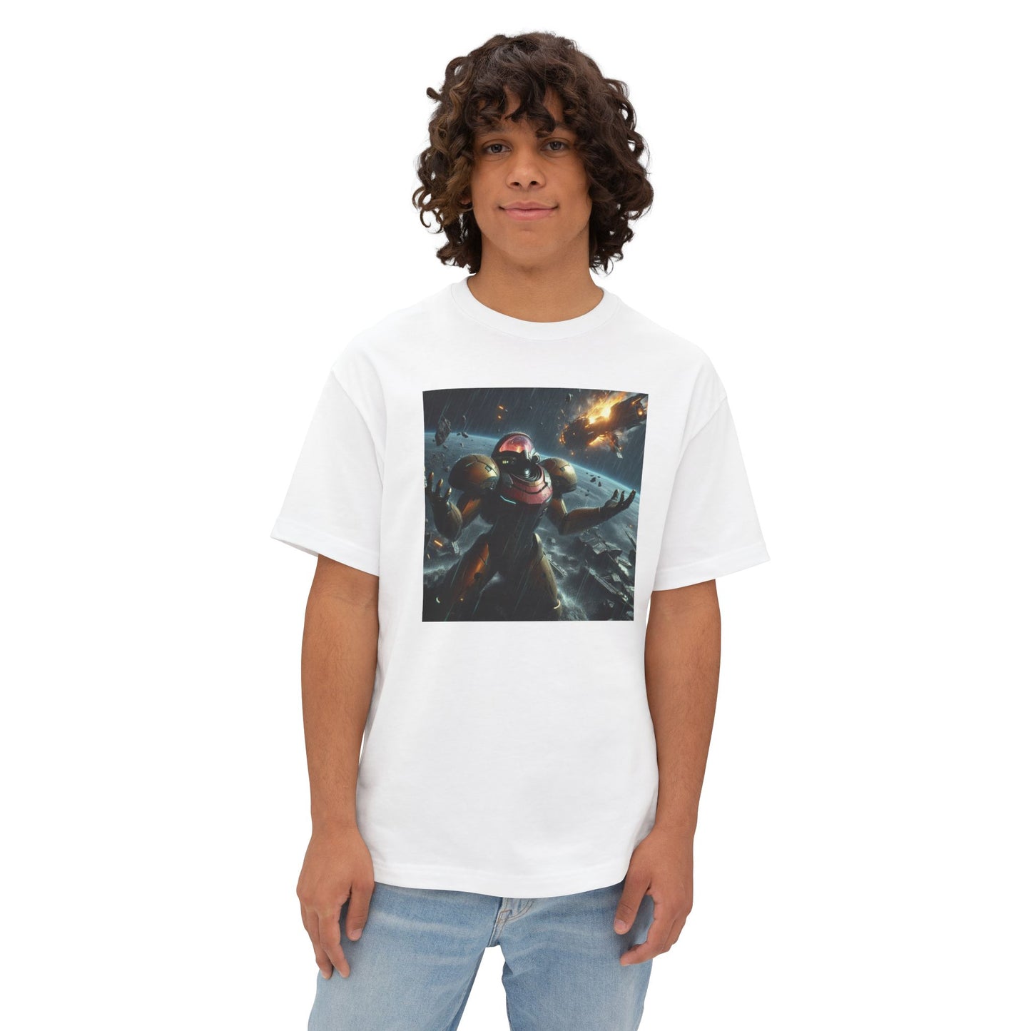 MISSION FAILED (AI generated). Unisex Oversized Boxy Tee