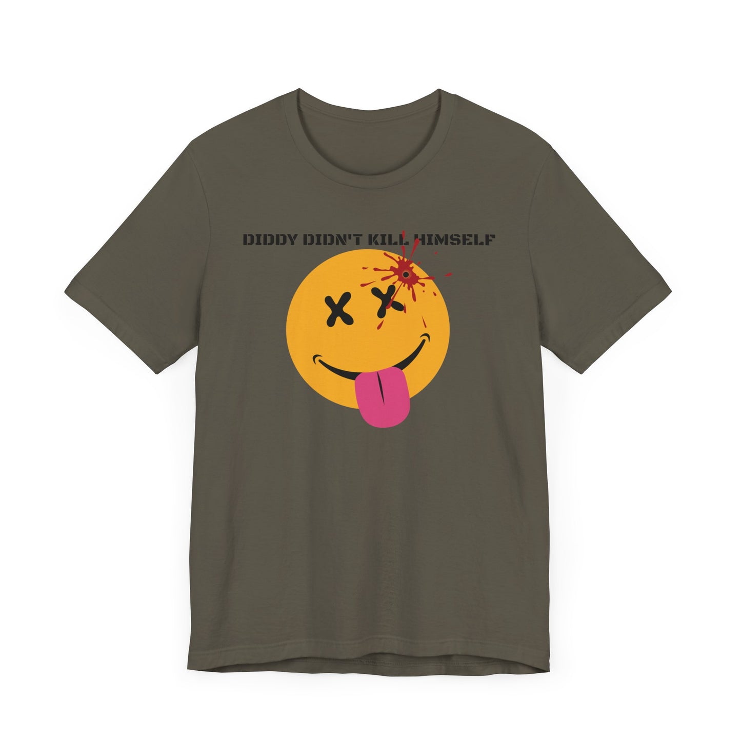 DIDDY DIDN'T K1LL HIMS3LF. Unisex Jersey Short Sleeve Tee