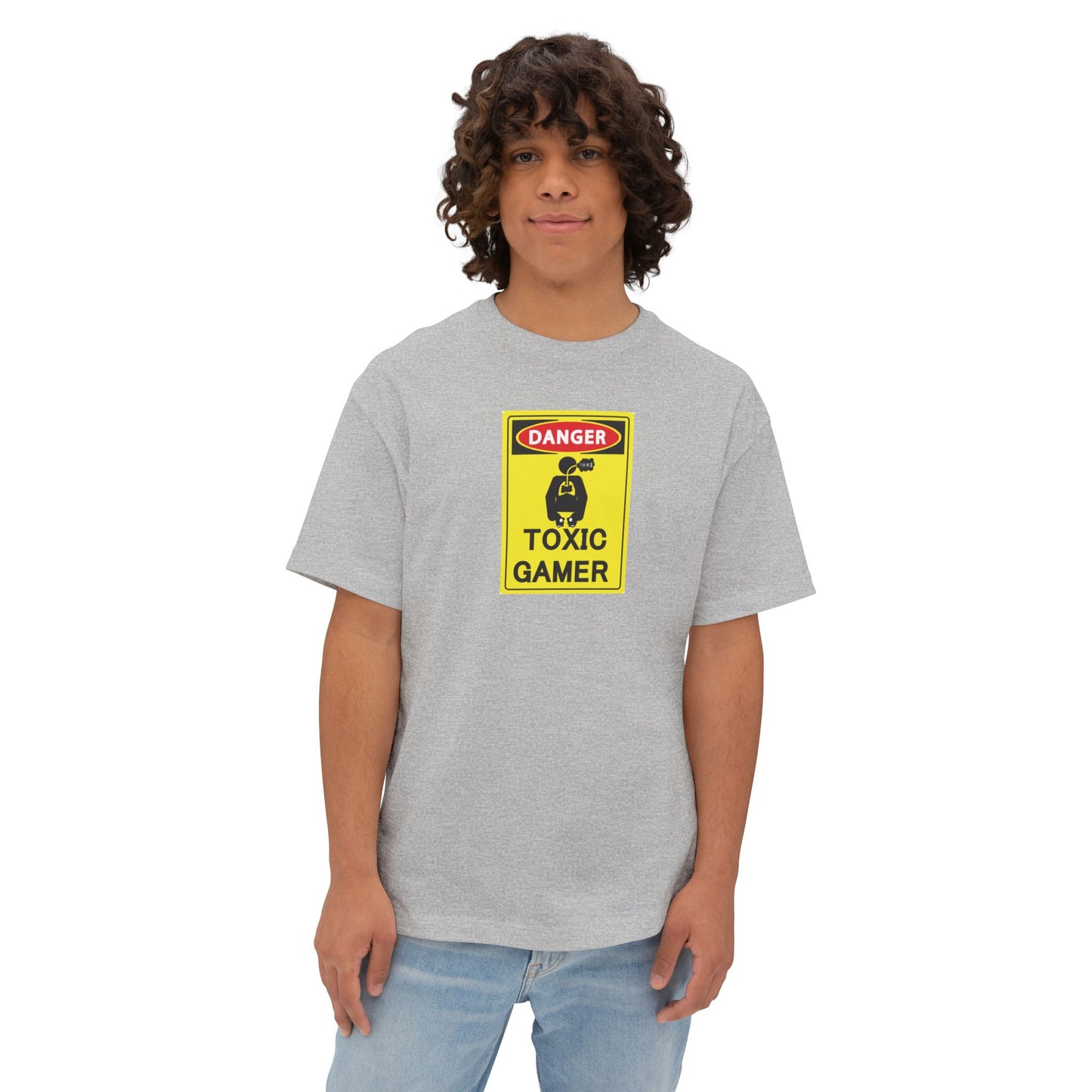 TOXIC GAMER. Unisex Oversized Boxy Tee