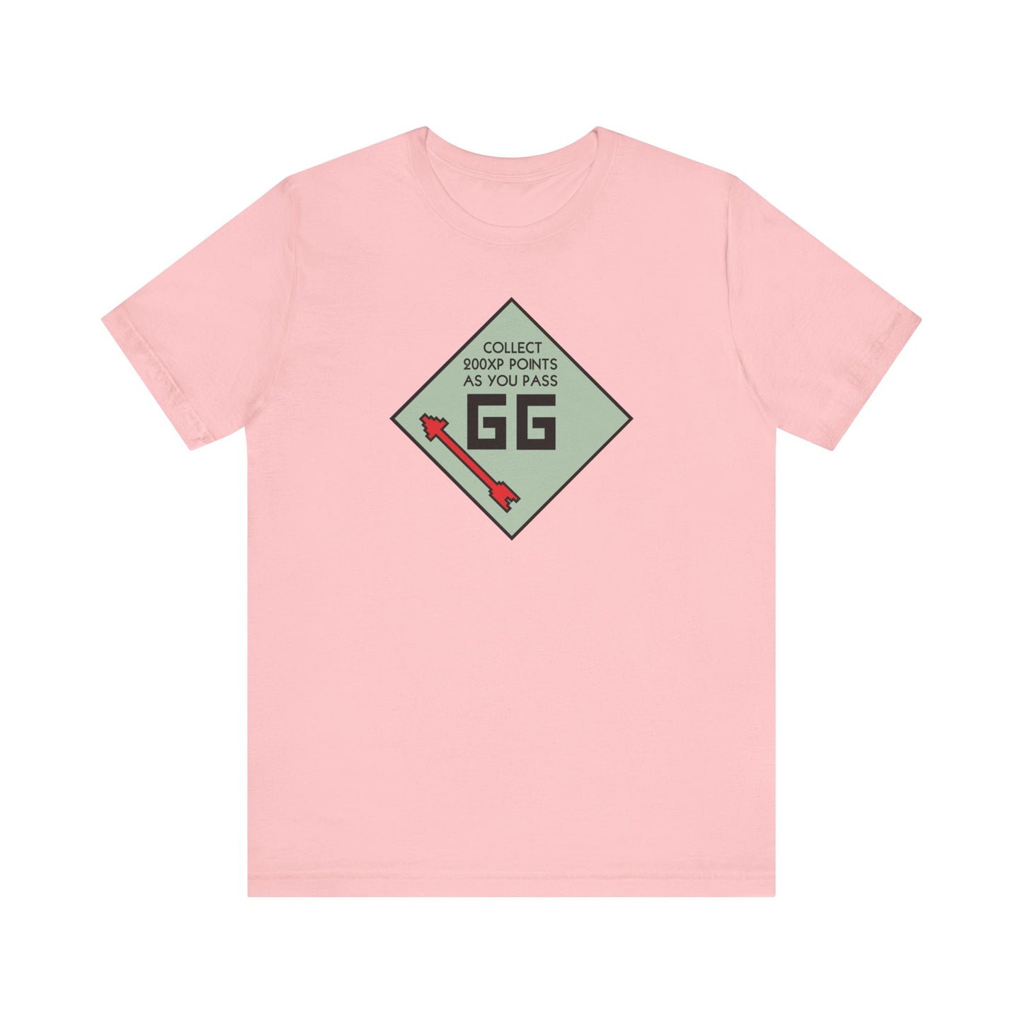 GG PASS GO COLLECT 200XP. Unisex Jersey Short Sleeve Tee