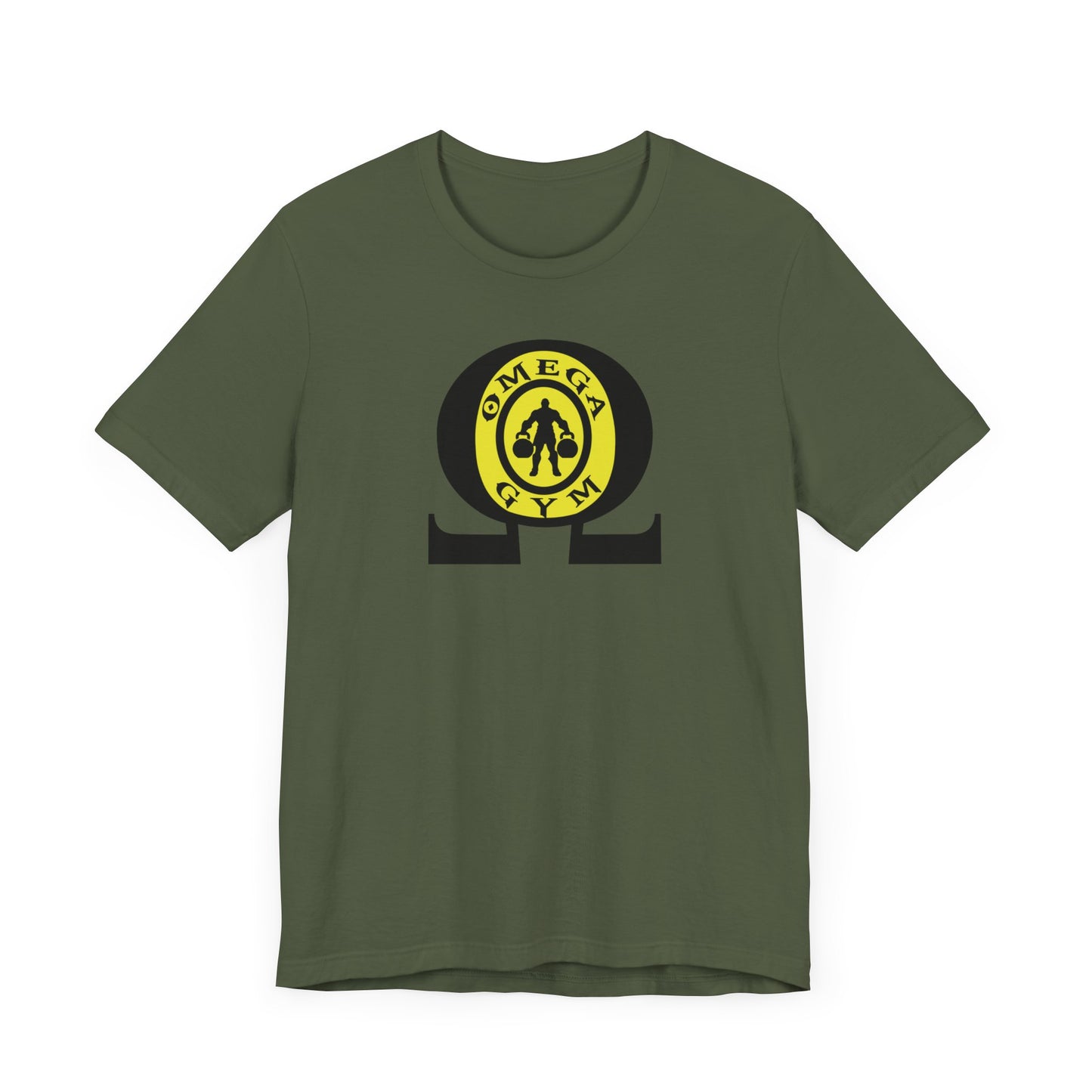 OMEGA GYM. Unisex Jersey Short Sleeve Tee