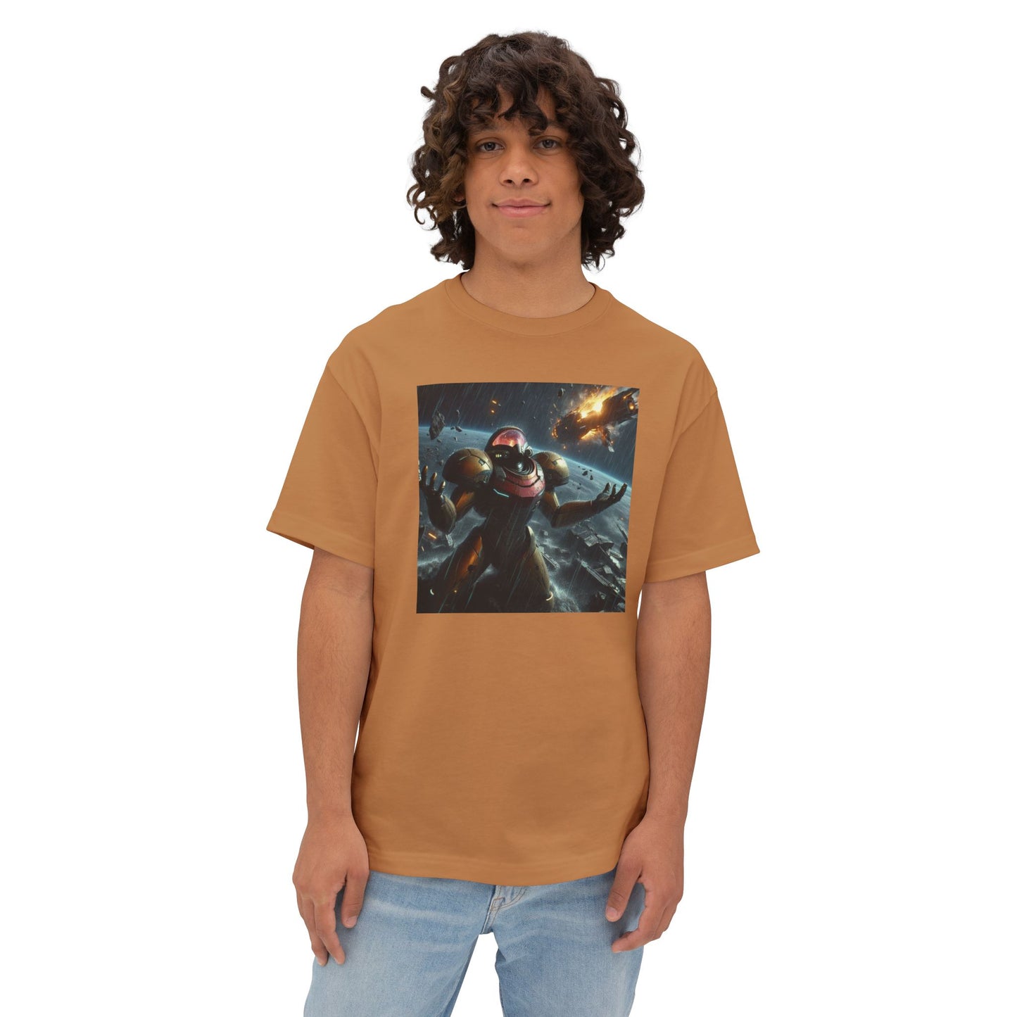 MISSION FAILED (AI generated). Unisex Oversized Boxy Tee