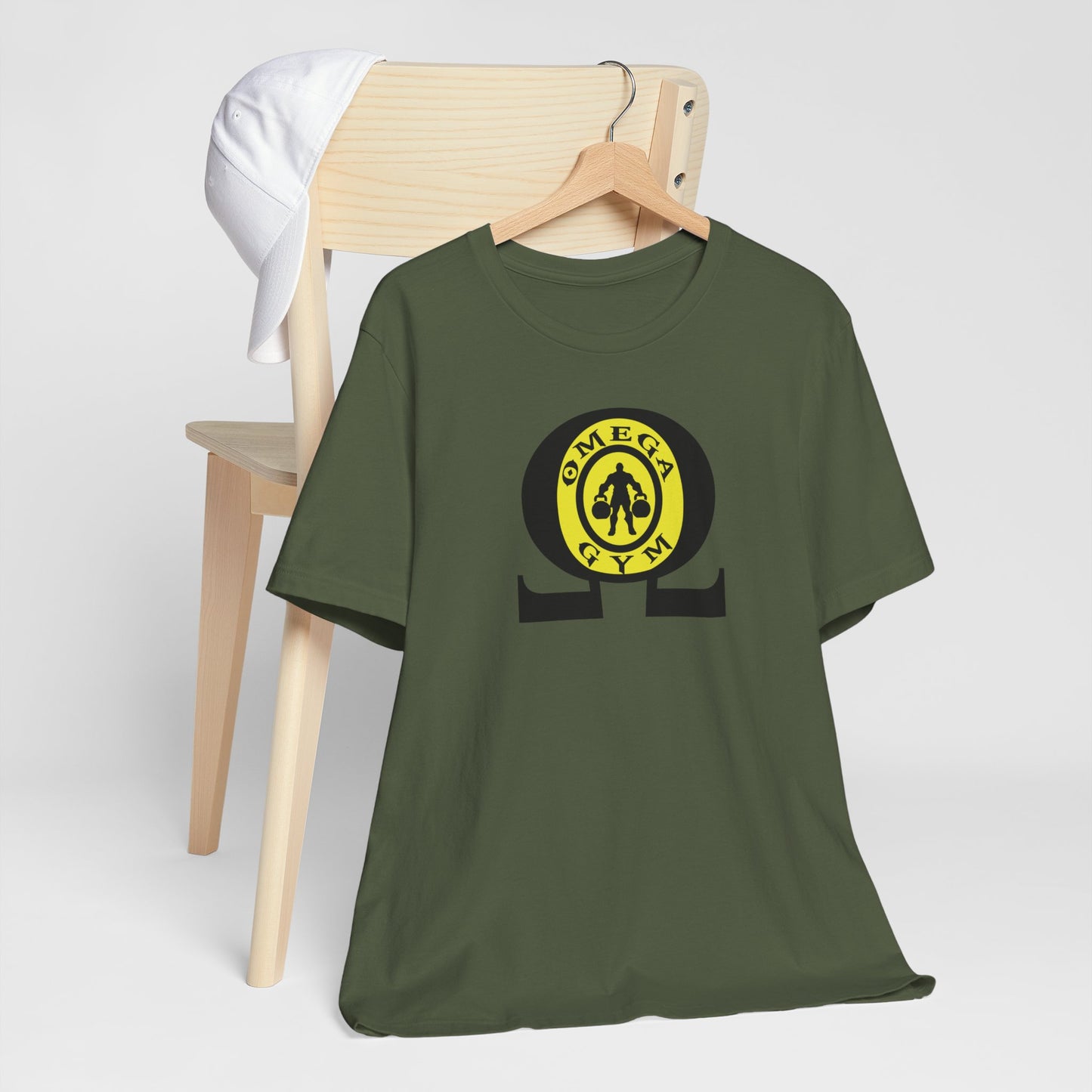 OMEGA GYM. Unisex Jersey Short Sleeve Tee