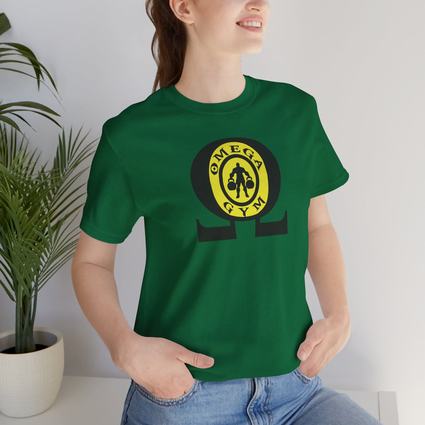 OMEGA GYM. Unisex Jersey Short Sleeve Tee