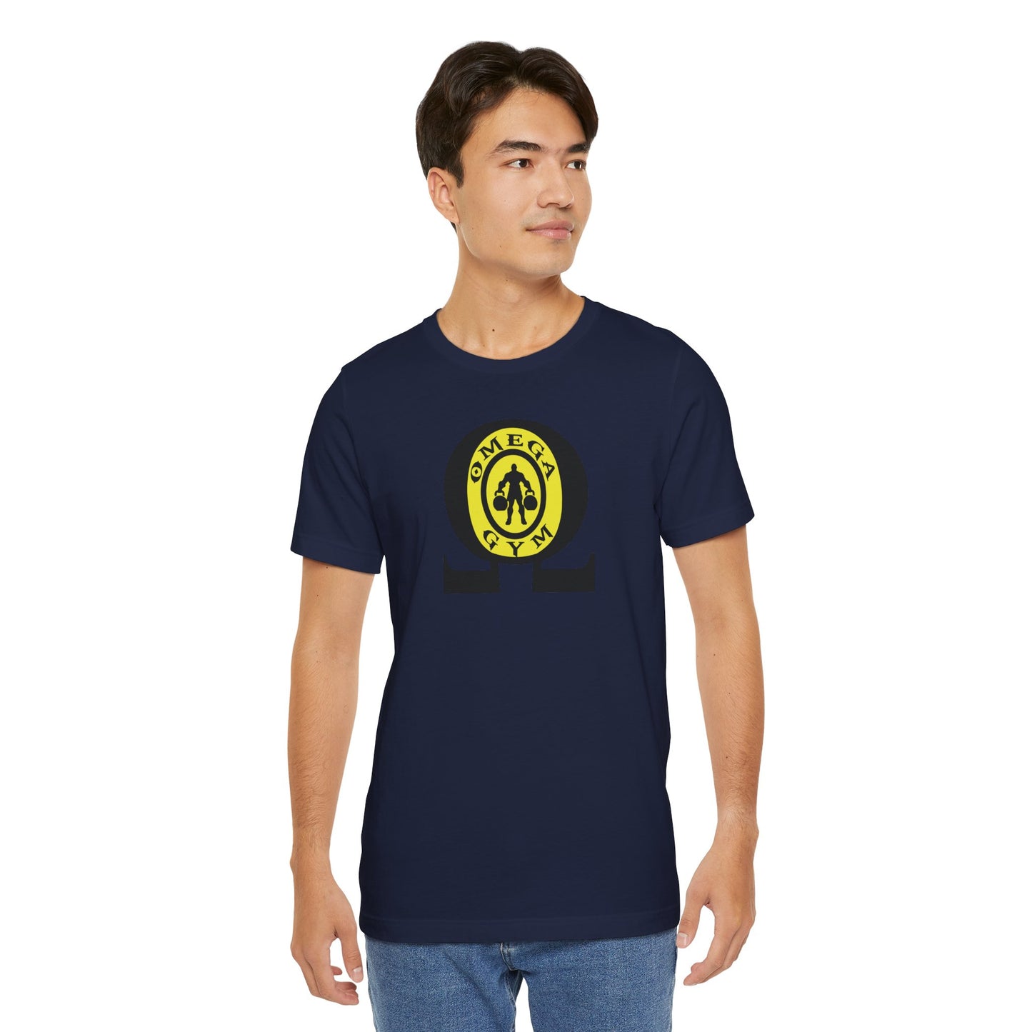 OMEGA GYM. Unisex Jersey Short Sleeve Tee