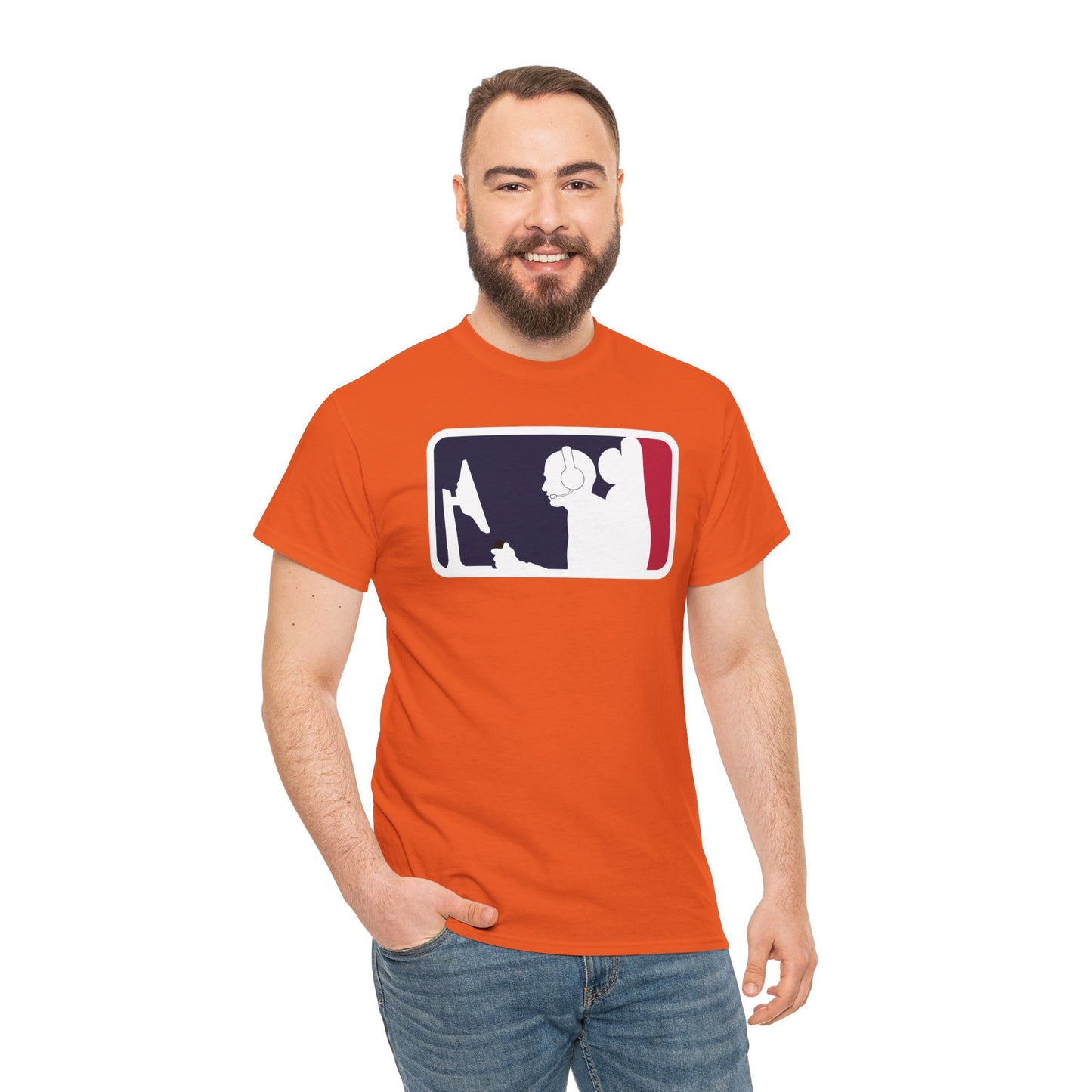 MAJOR LEAGUE GAMER (CONSOLE). Unisex Heavy Cotton Tee